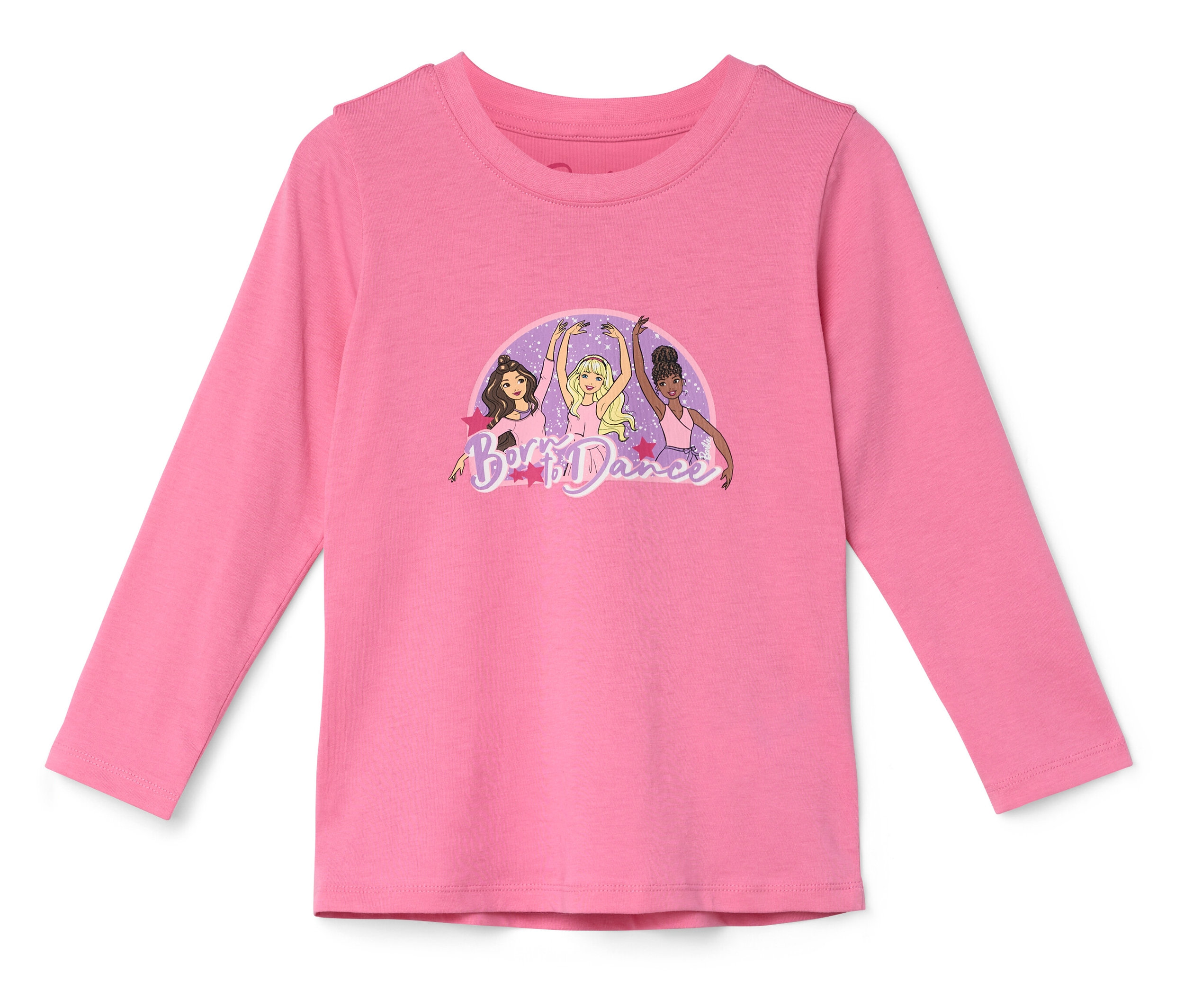 Tchibo - Kinder Langarmshirt »Barbie« - Mädchen - Gr. 86/92 - rosa
