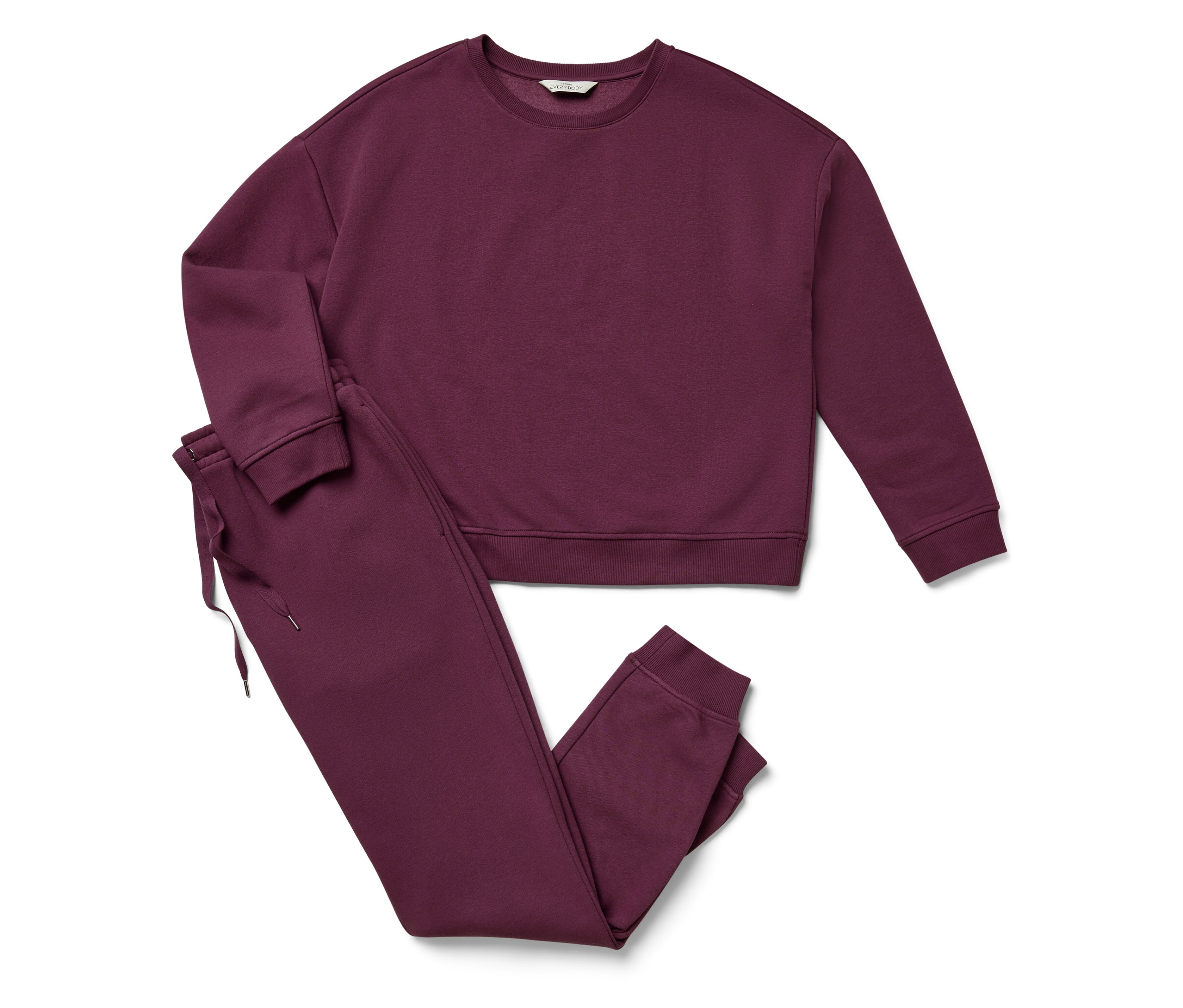 Tchibo - Loungewear-Anzug - Damen - Gr. S - bordeaux