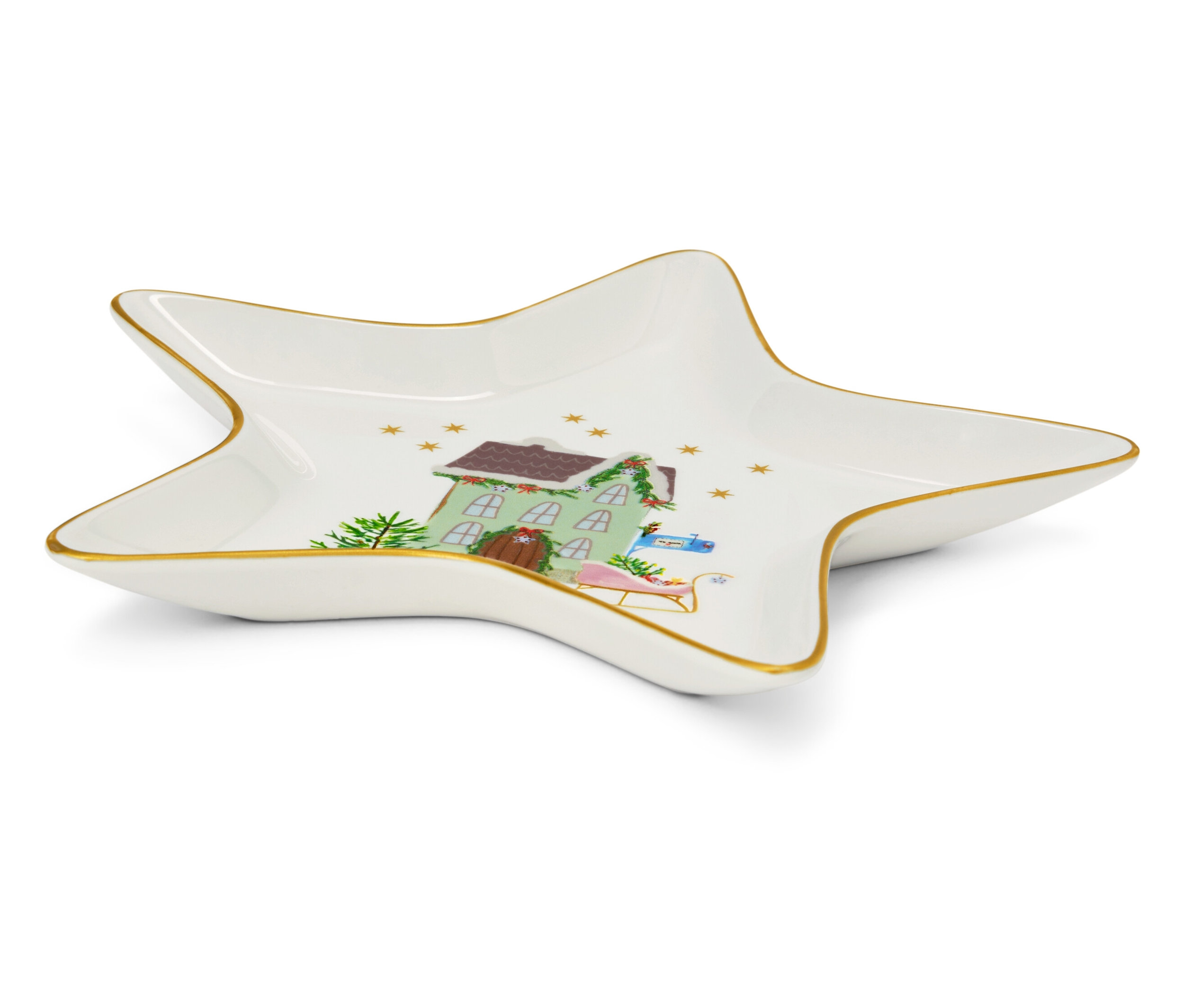 Tchibo - Teller »Stern« - weiß