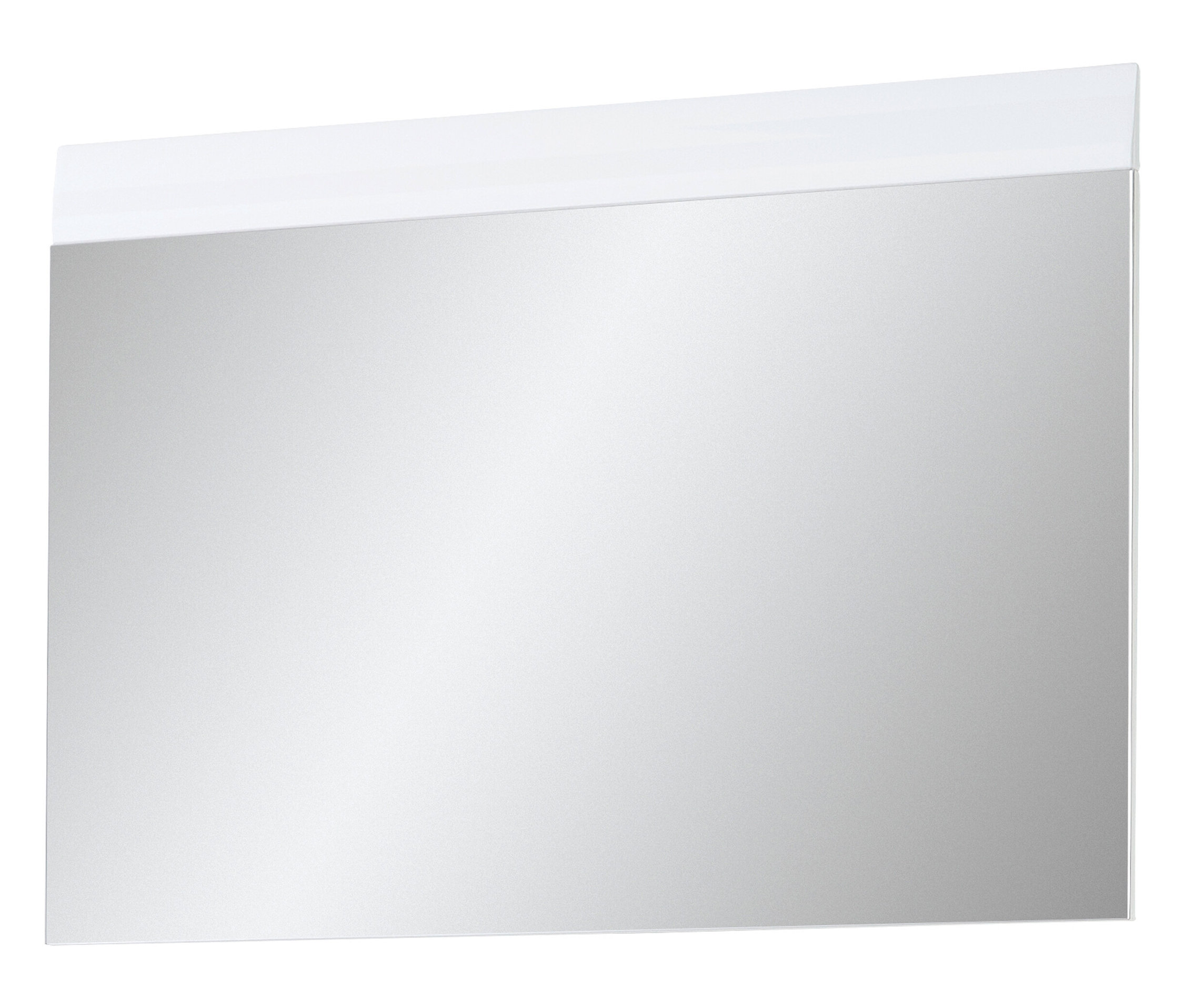 Tchibo - Spiegel »Adana« - 56,5x96,5x4,5cm - weiß - Glas / Holz / Holz
