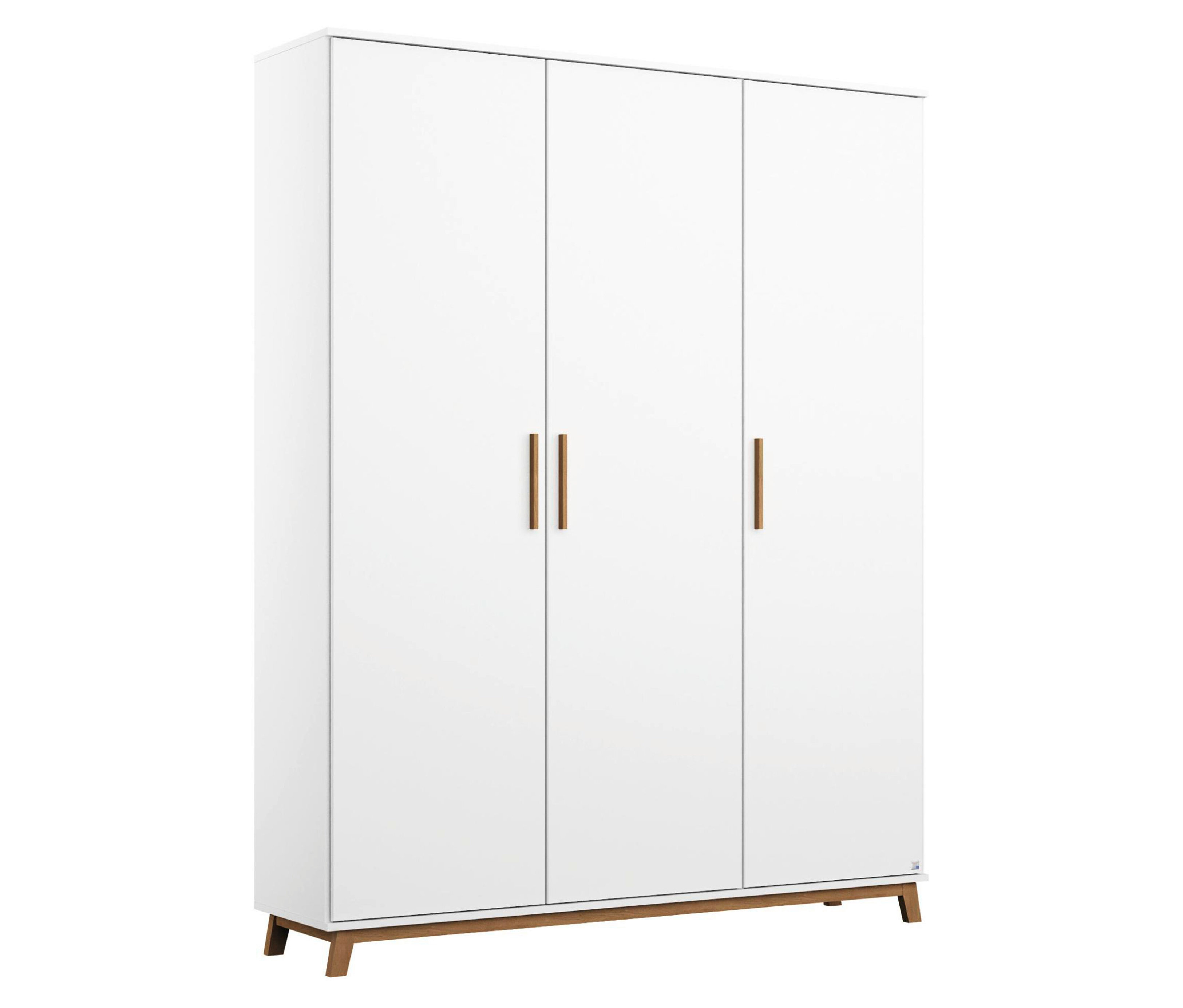 rauch Kleiderschrank »Carlsson« mit Drehtüren - 136x53x203cm - braun - Holz / Holz / Eichenholz