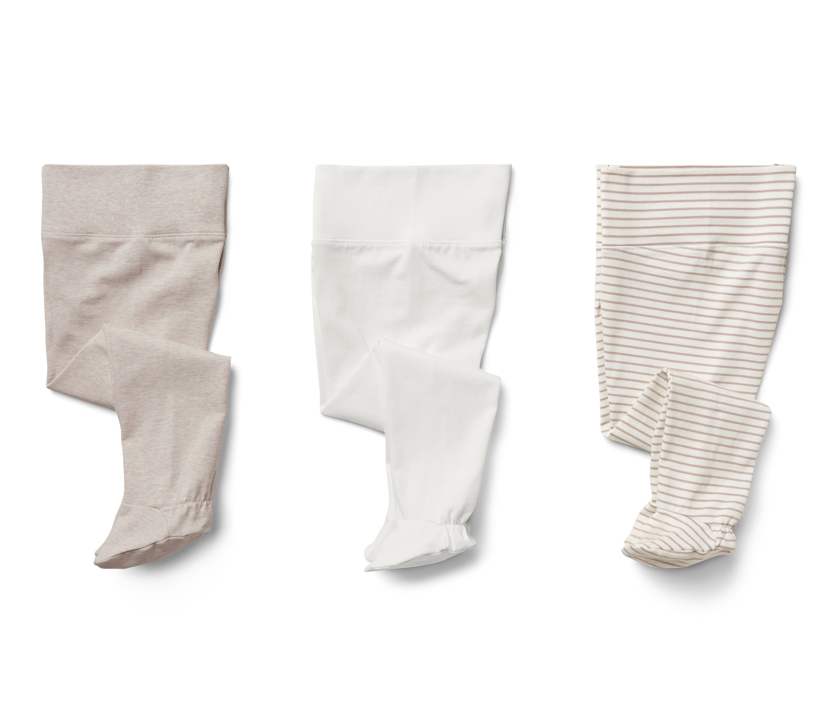 Tchibo - 3 Baby-Strampelhosen - Baby - Gr. 62/68 - hellbraun