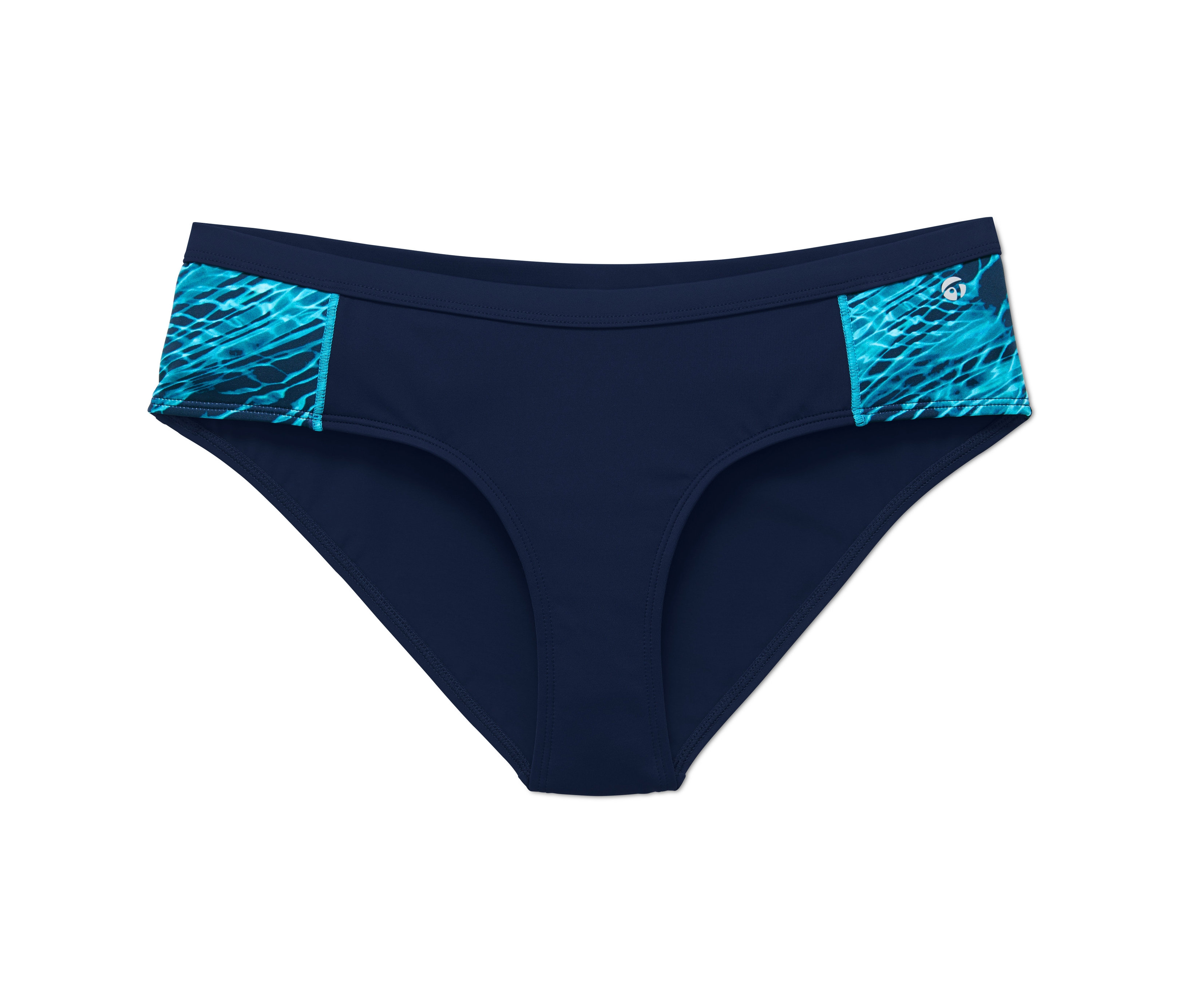 Tchibo - Sport-Bikinislip - Damen - Gr. 38 - dunkelblau/print