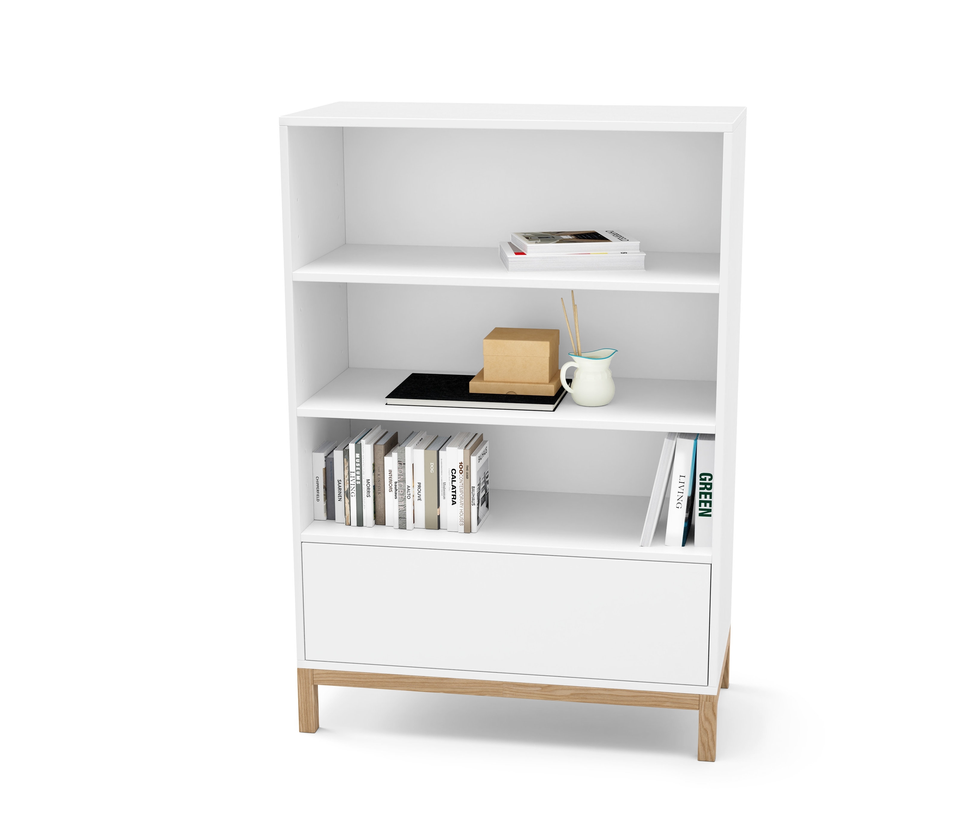 Tchibo - Kommode - 80,5x40,5x110,5cm - braun - Holz / Eichenholz