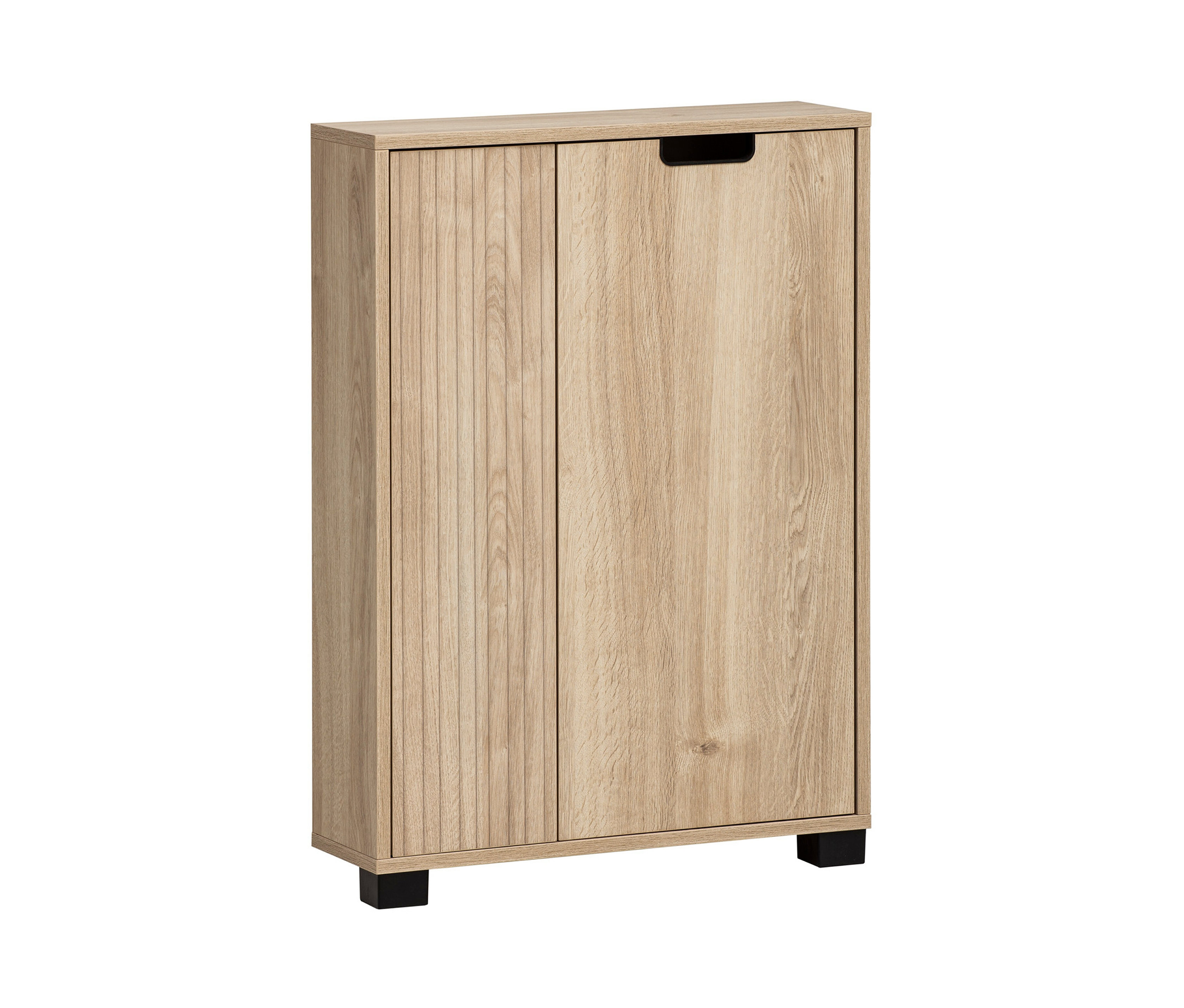 Tchibo - Kommode »Emmik« - 60x19,5x85cm - schwarz - Holz / Kunststoff / Metall