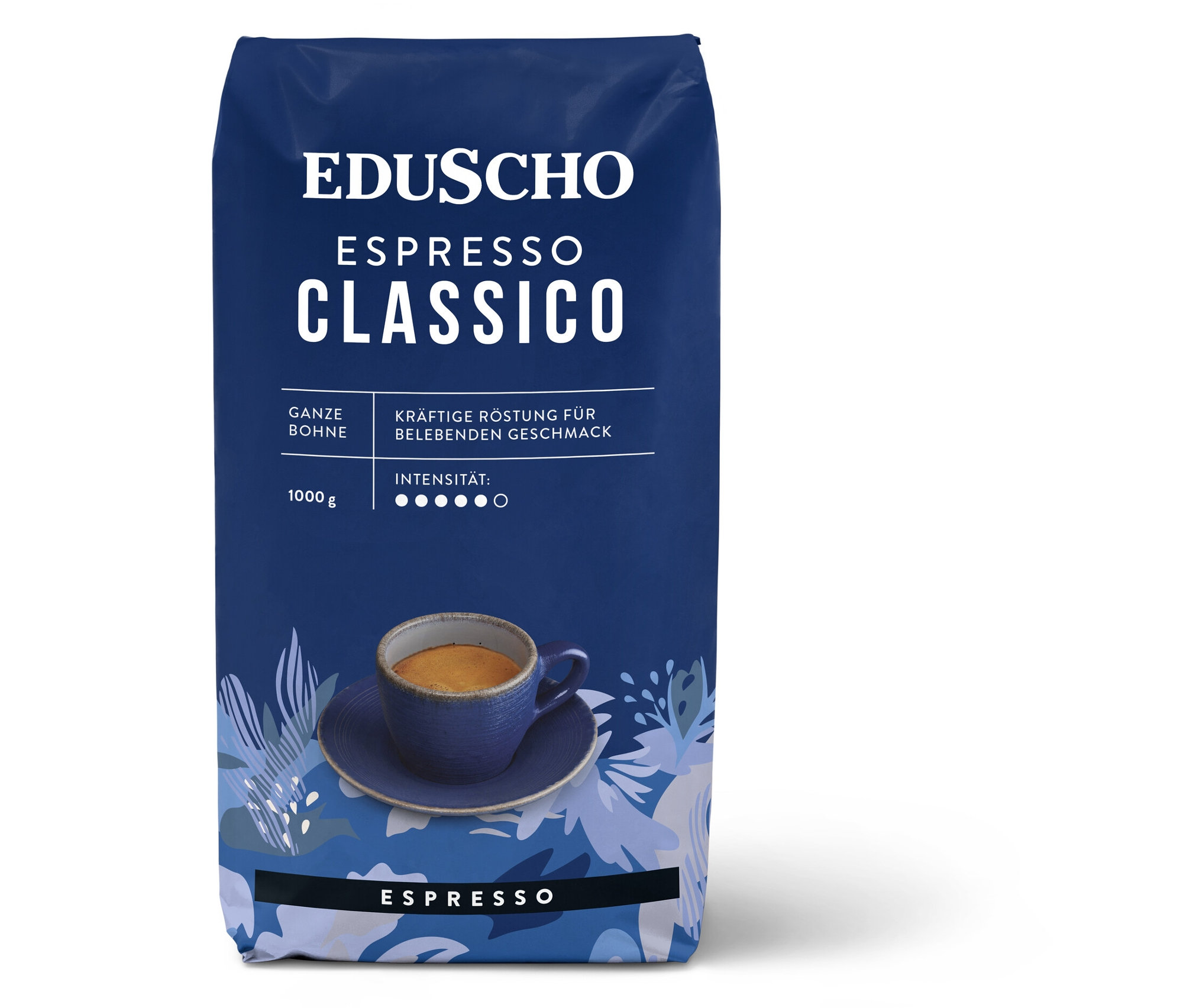 Eduscho Espresso Classico - 1kg Ganze Bohne - Intensität: 5/6
