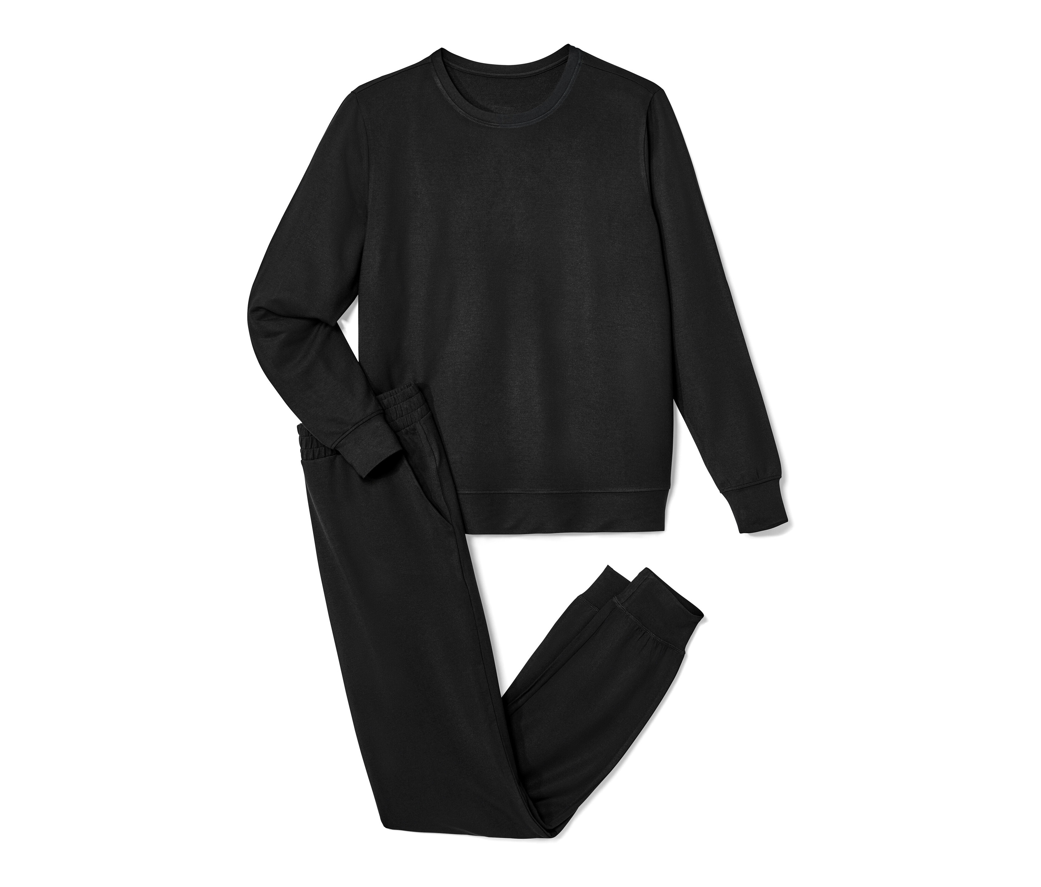 Tchibo - Loungewear-Anzug - Damen - Gr. XL - schwarz