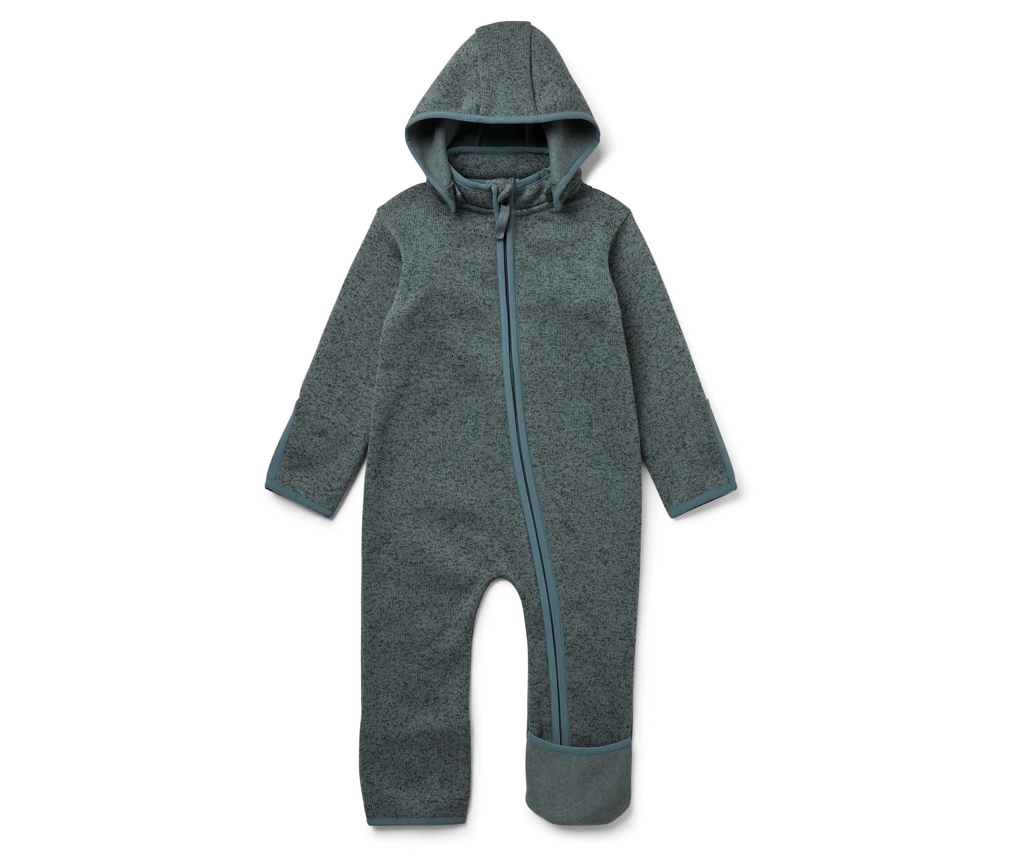 Tchibo - Baby-Strickfleece-Overall - Baby - Gr. 62/68 - grün