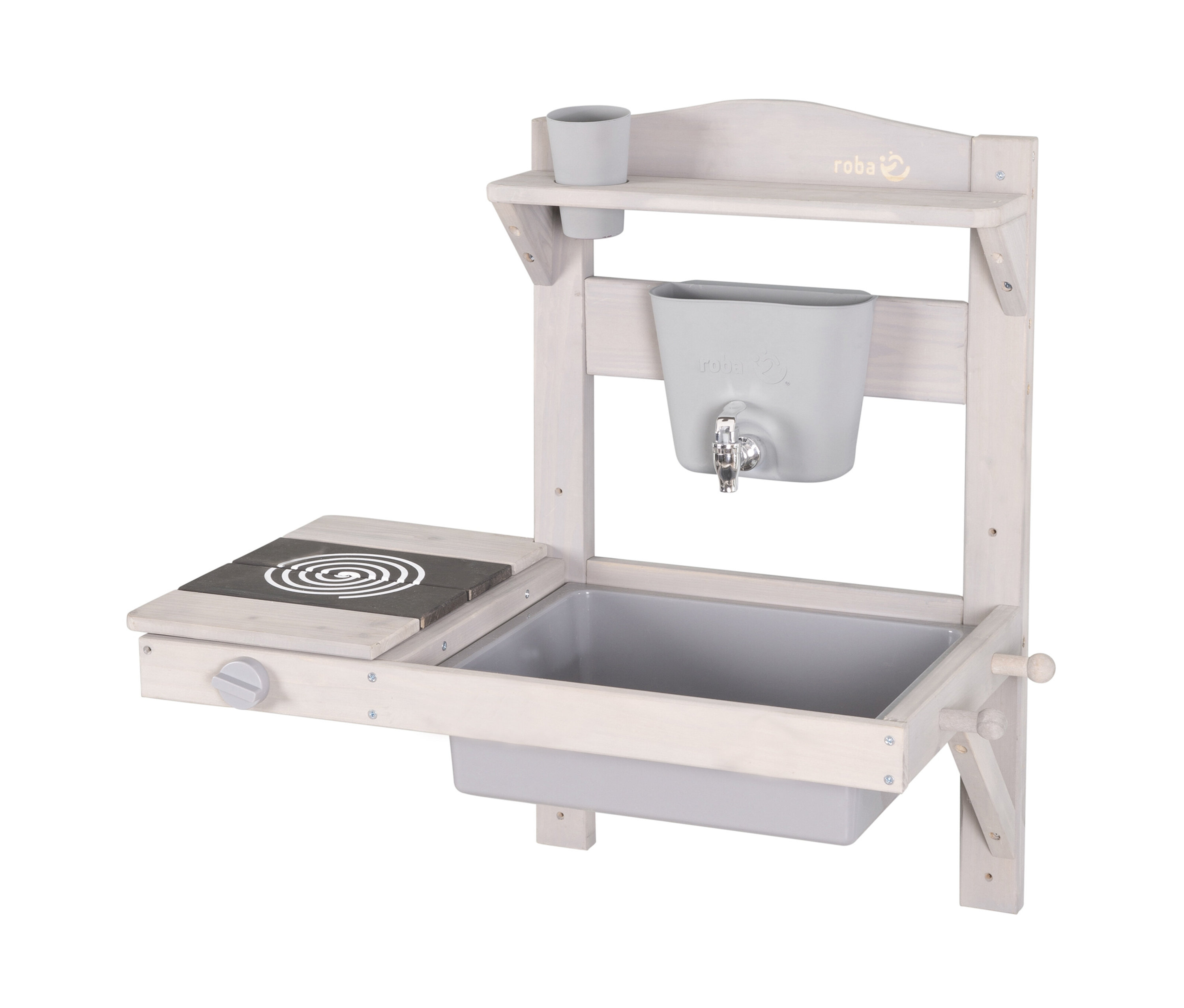 roba Matschküche zum Hängen - grau