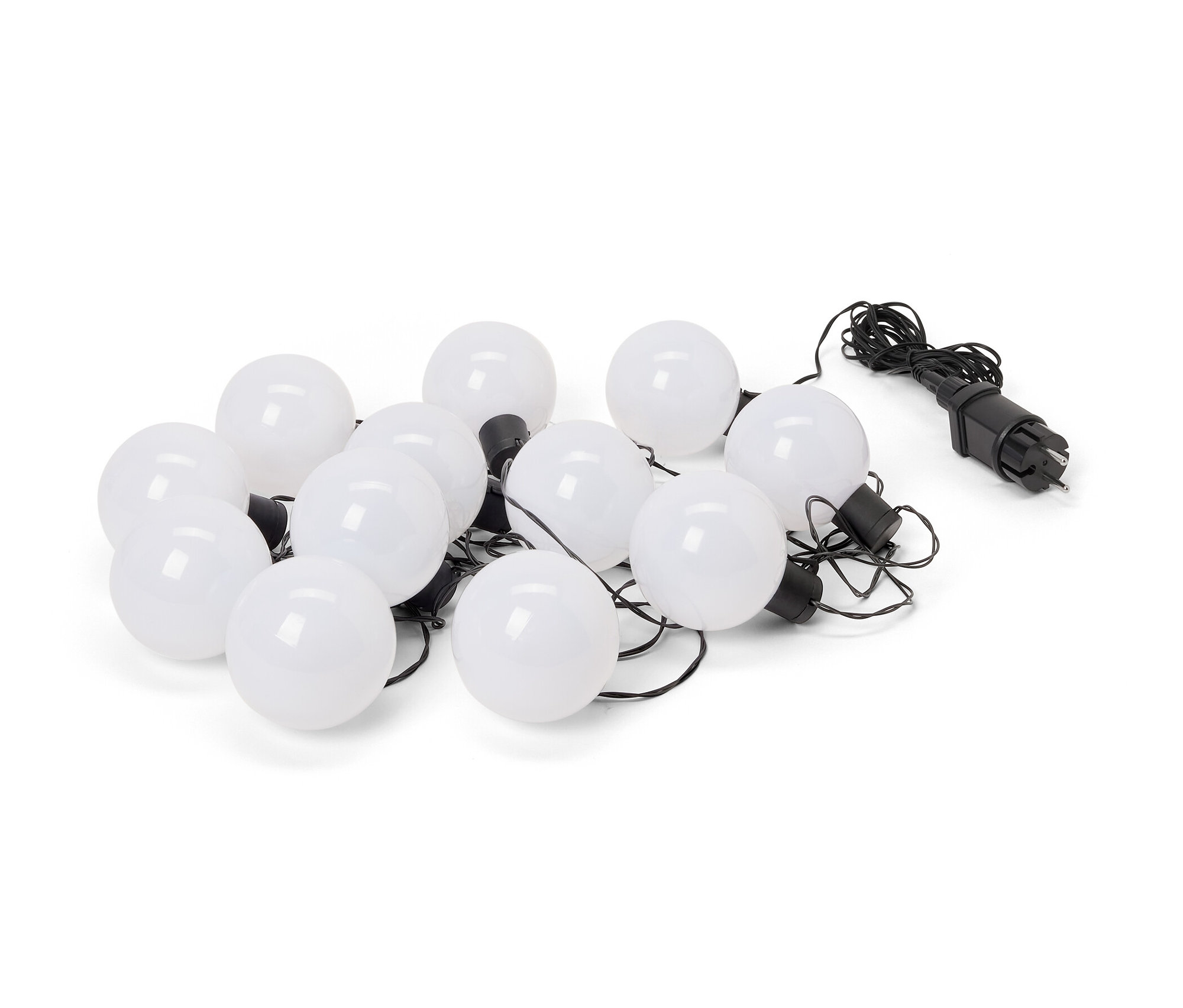 Tchibo - LED-Outdoor-Lichterkette - schwarz