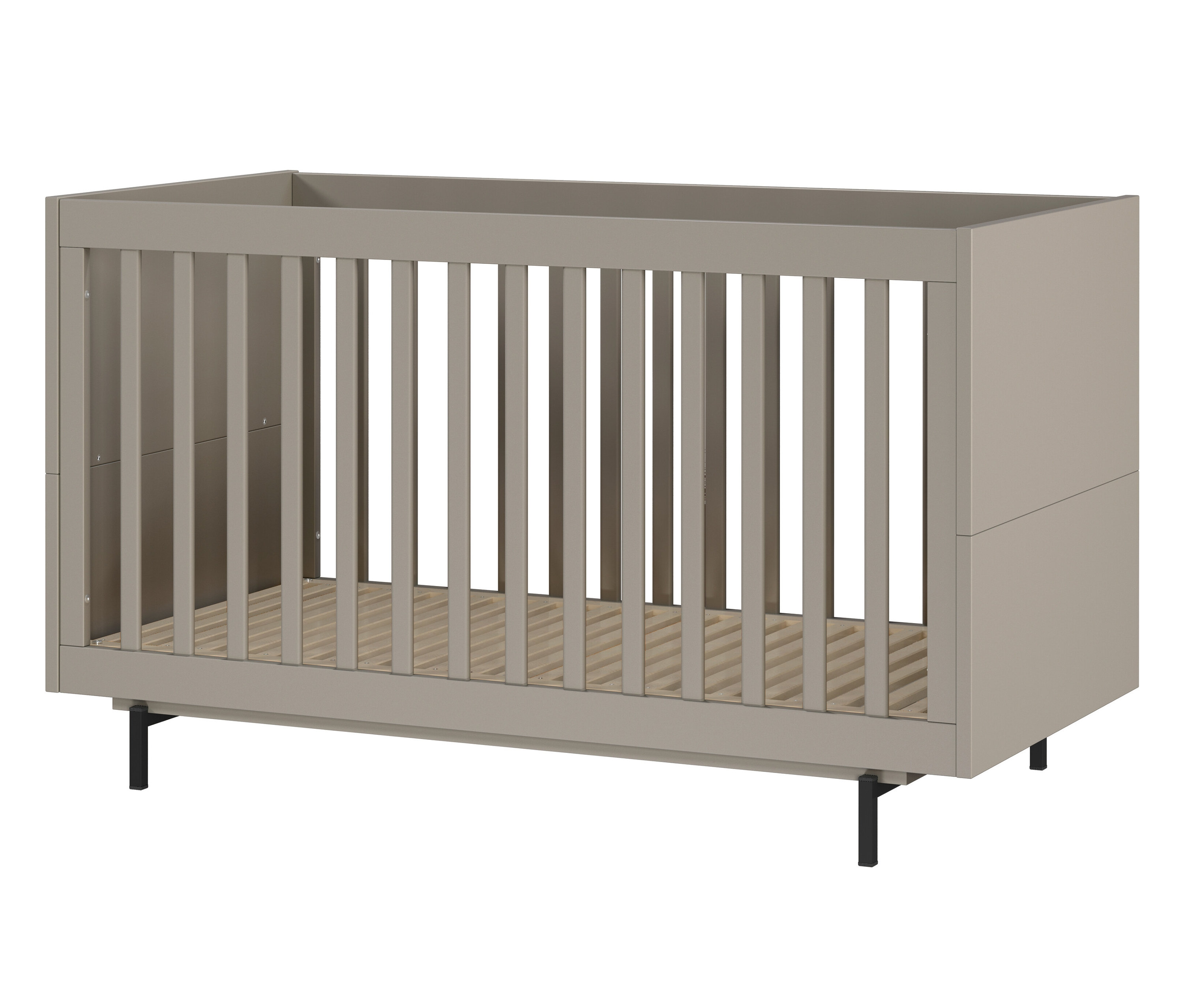 Tchibo - Kinderbett »Tomino« - 144x75x87cm - grau - Holz