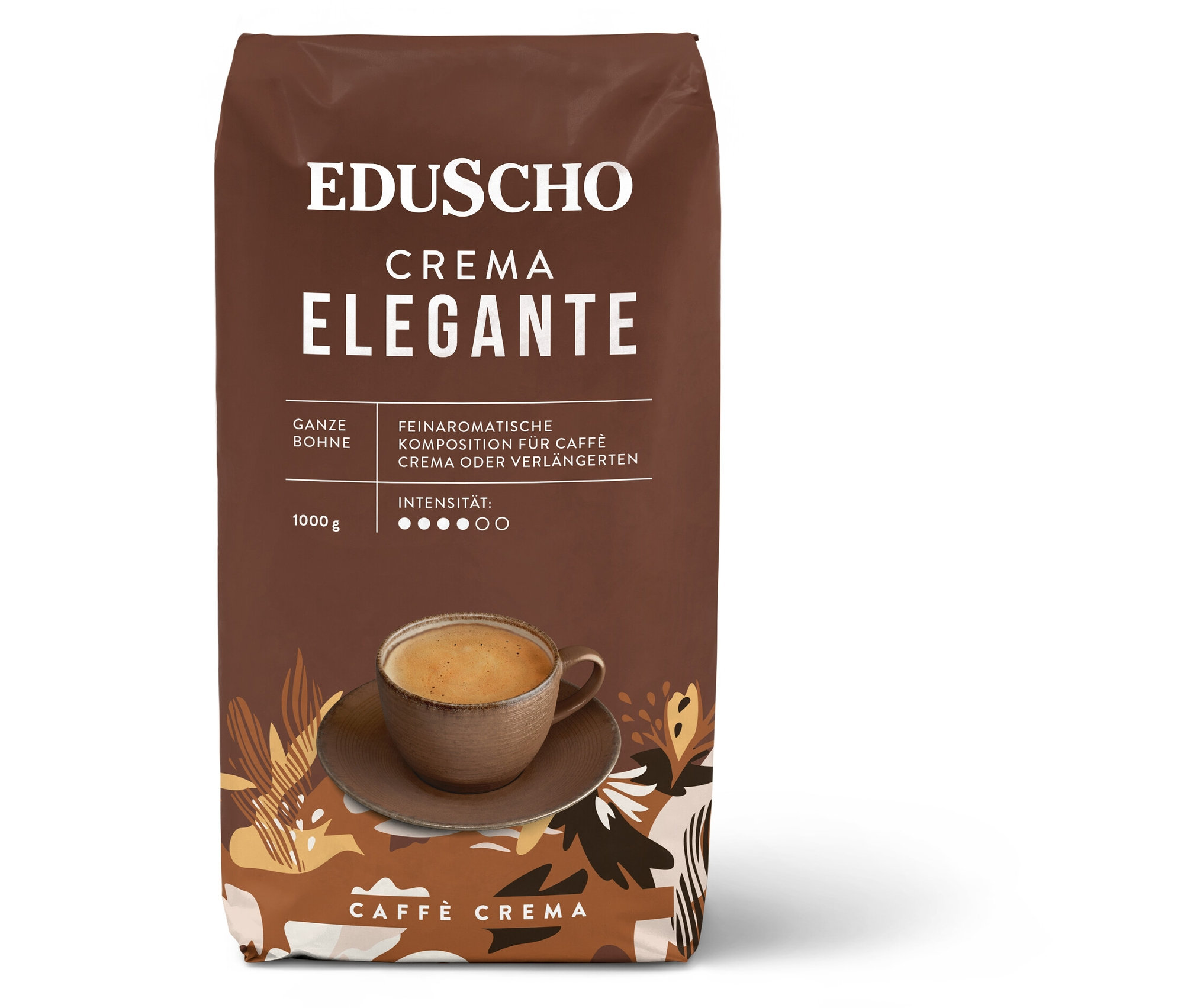 Eduscho Crema Elegante - 1kg Ganze Bohne - Intensität: 4/6