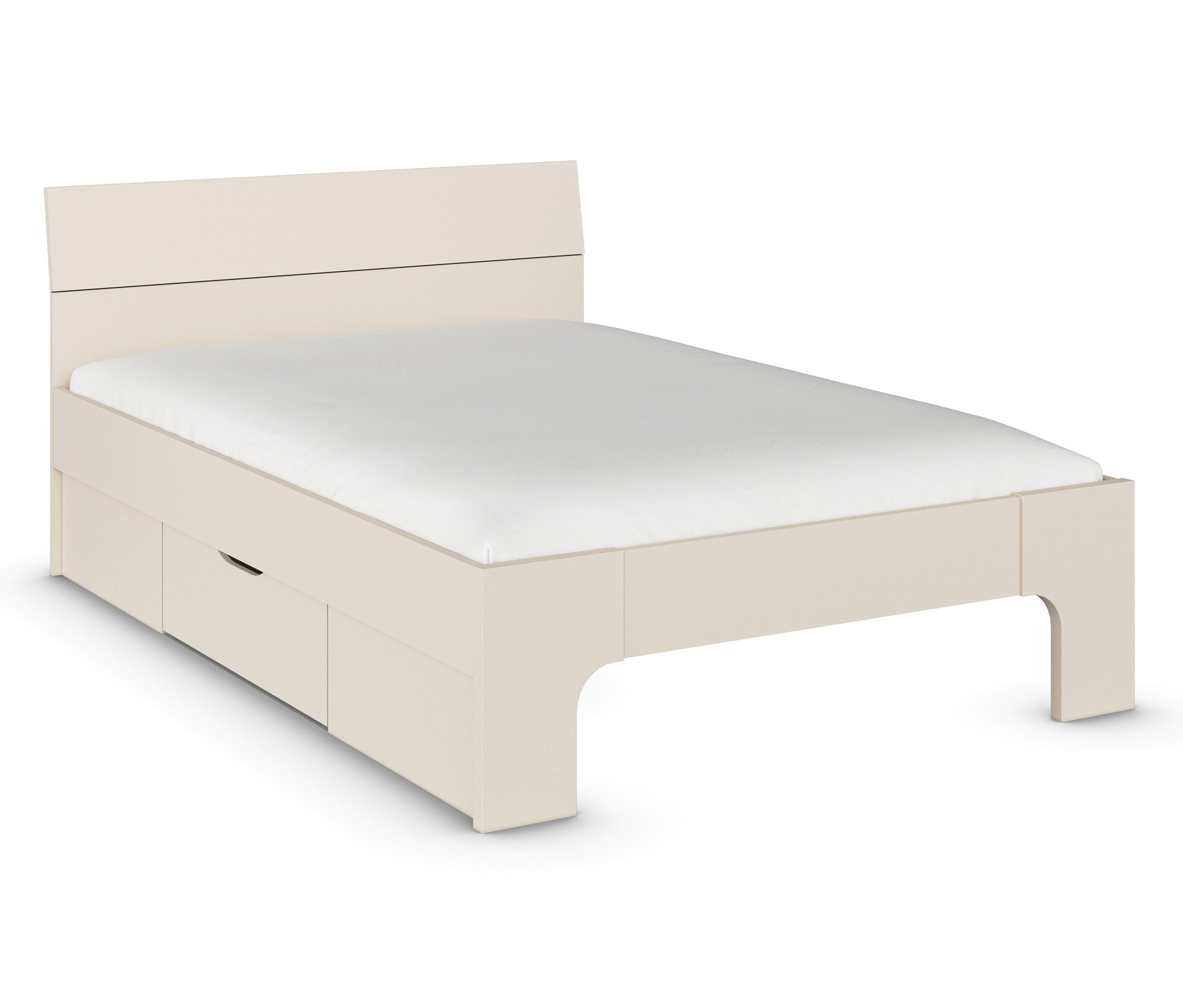 rauch Bett »Frieda« - 145x210x90cm - beige - Holz / Holz
