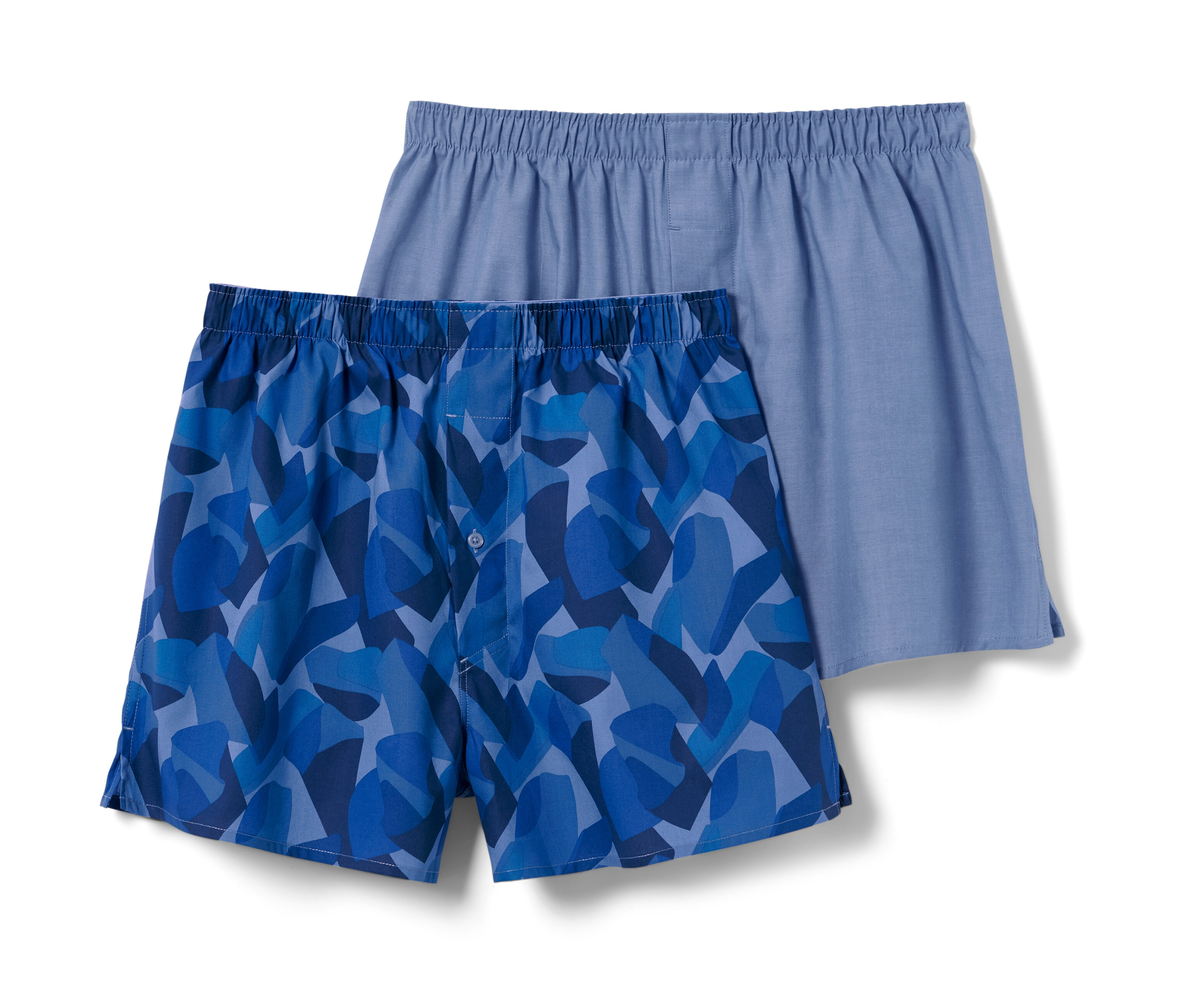 Tchibo - 2 Web-Boxershorts - Herren - Gr. M/5 - blau/print