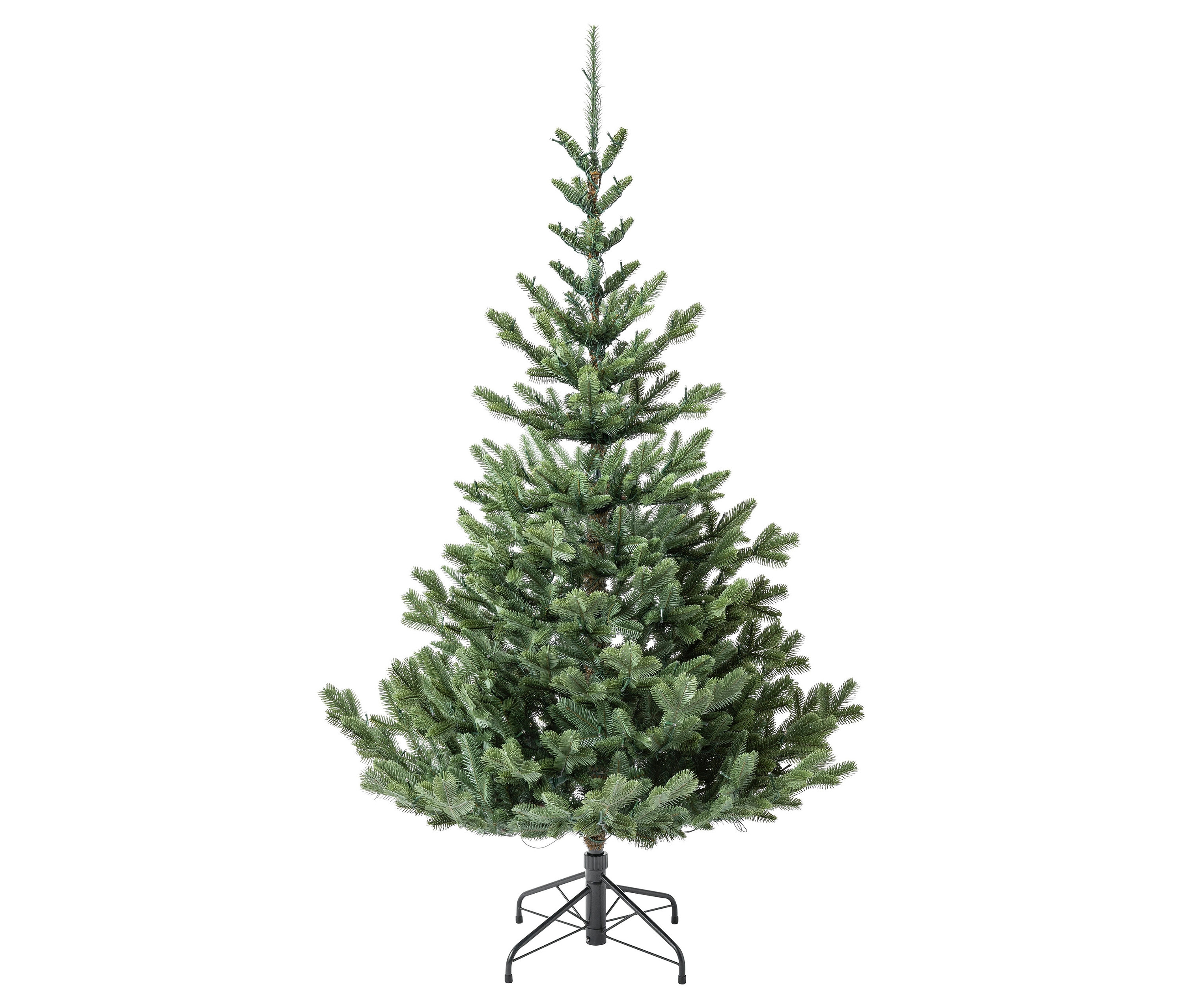 Tchibo - Künstlicher Weihnachtsbaum »Nobilis M+« mit LED-Lichterkette - 112x36x28cm - Polyvinylchlorid / Polyethylen / Metall