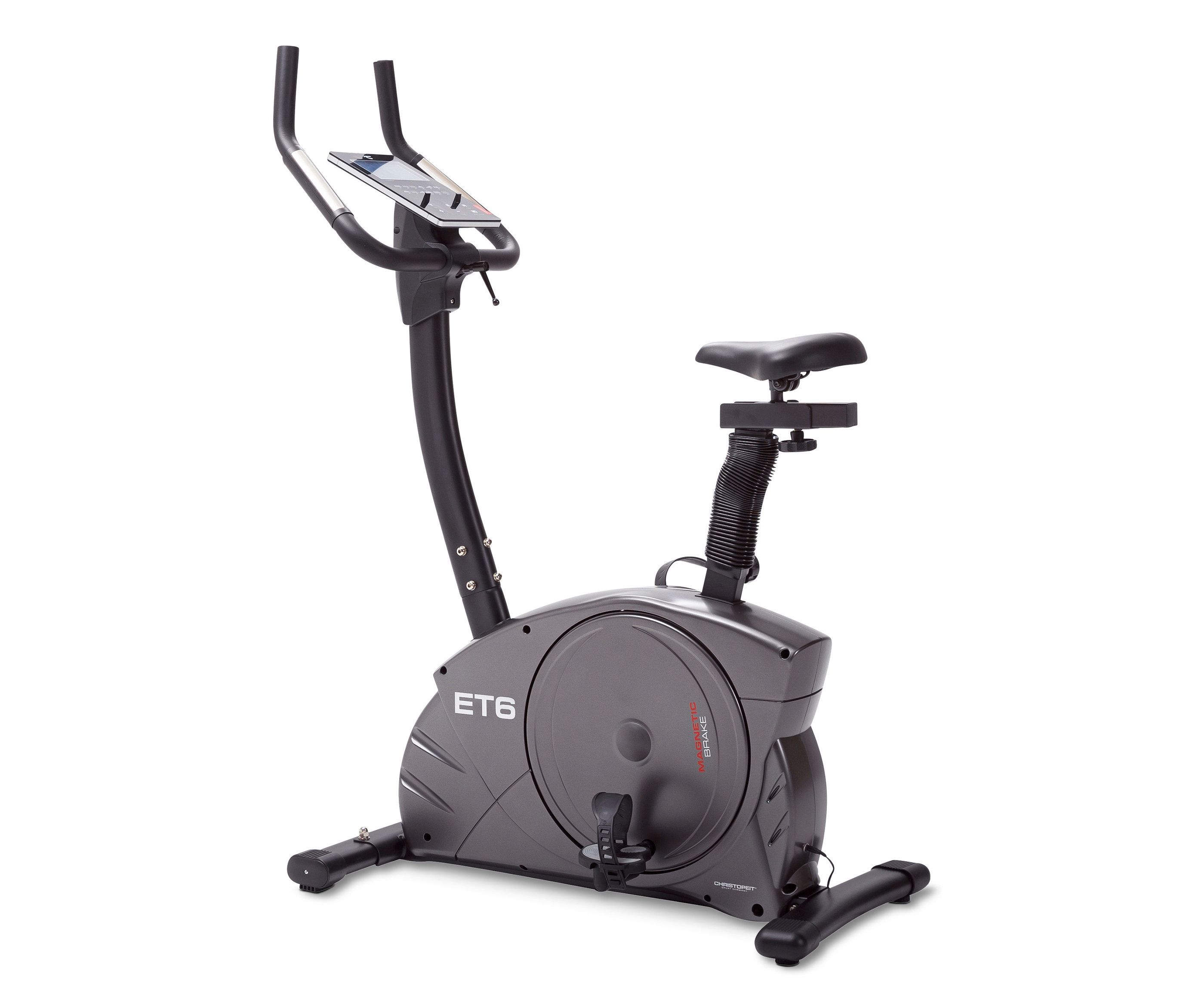 Christopeit Sport Heimtrainer Ergometer »ET 6« - anthrazit