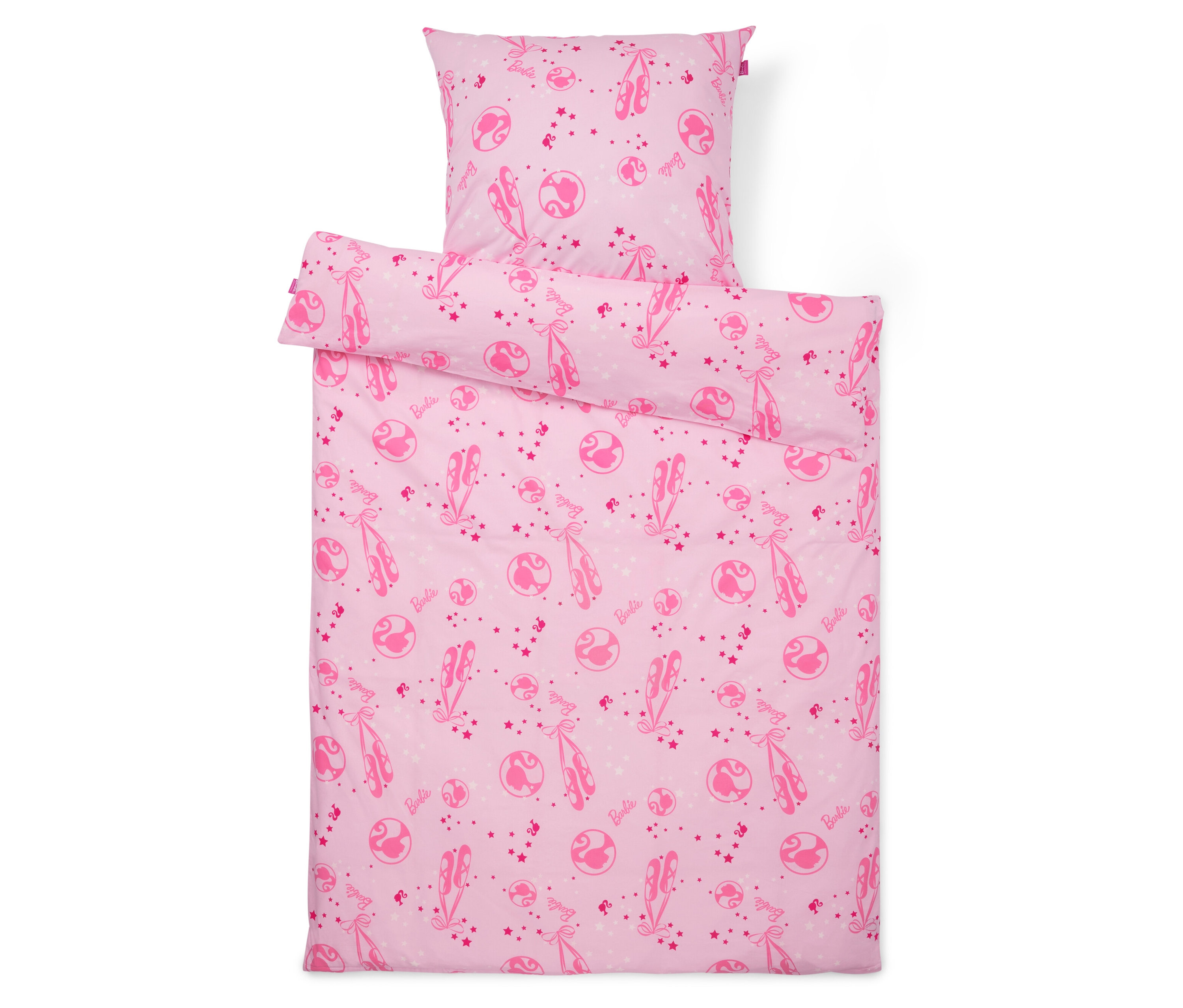 Tchibo - Kinder-Renforcé-Bettwäsche »Barbie« - hellrosa