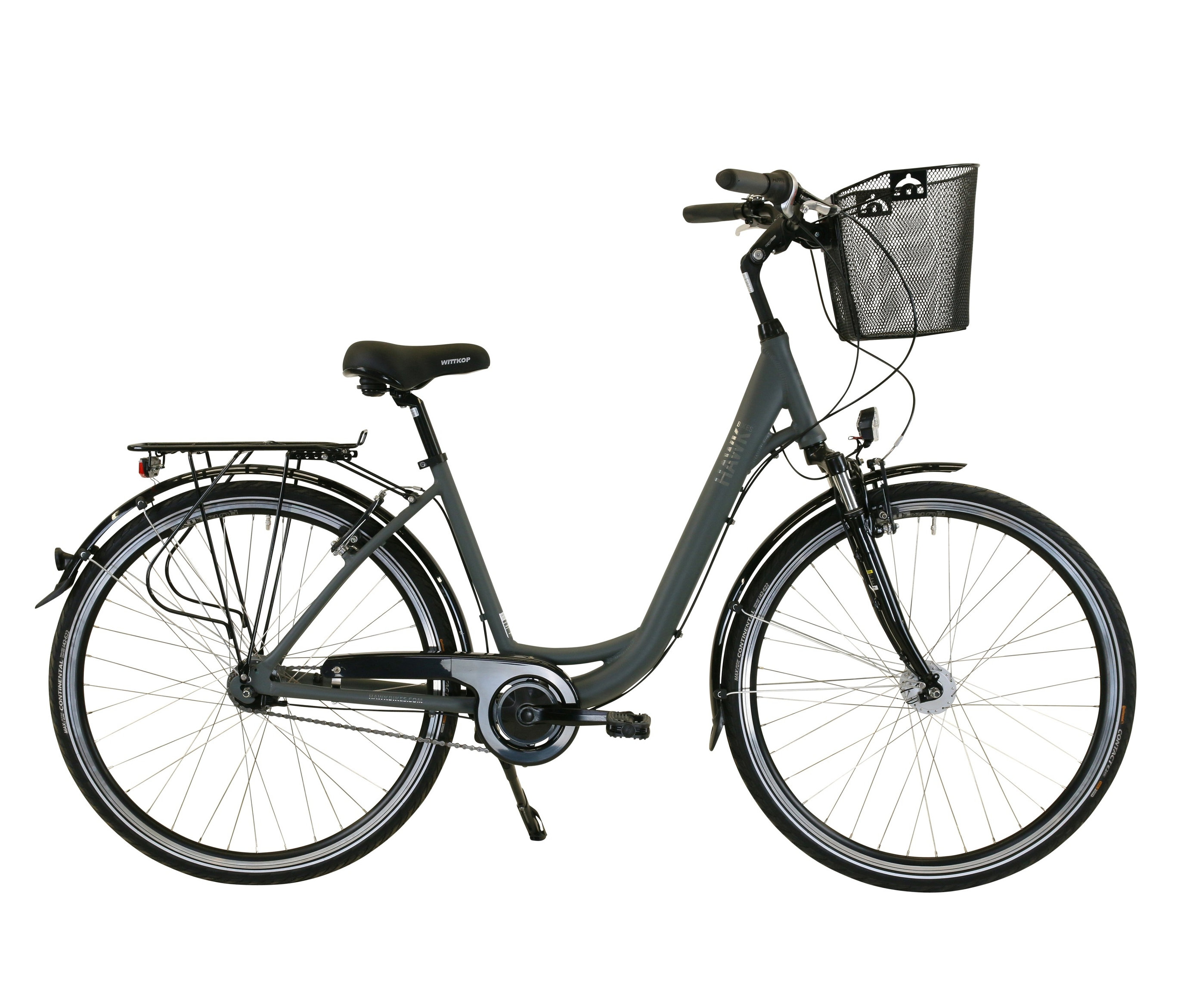 Hawk Bikes Fahrrad »City Wave Deluxe Plus« - grau