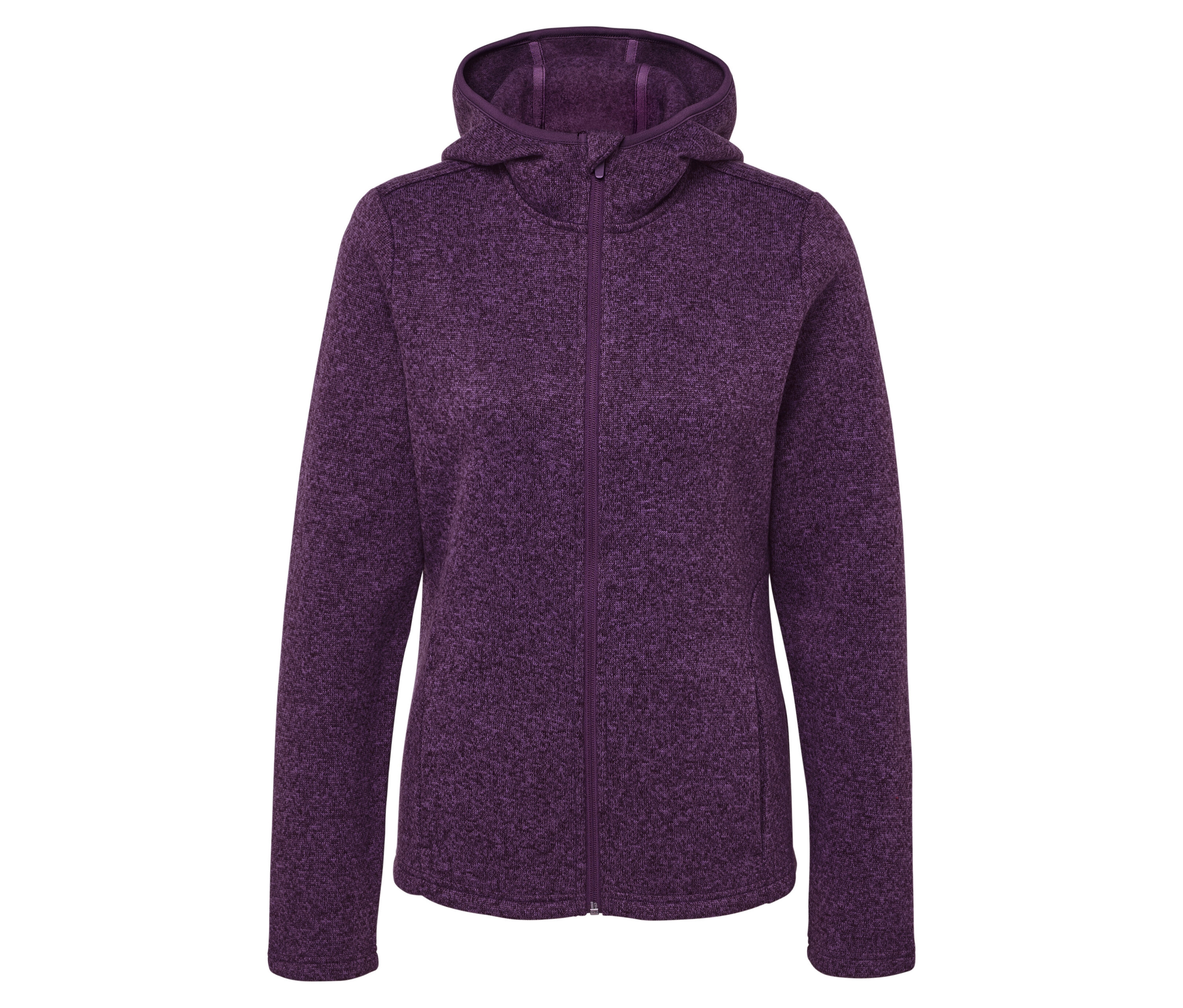 Tchibo - Strickfleece-Jacke - Damen - Gr. XS - lila