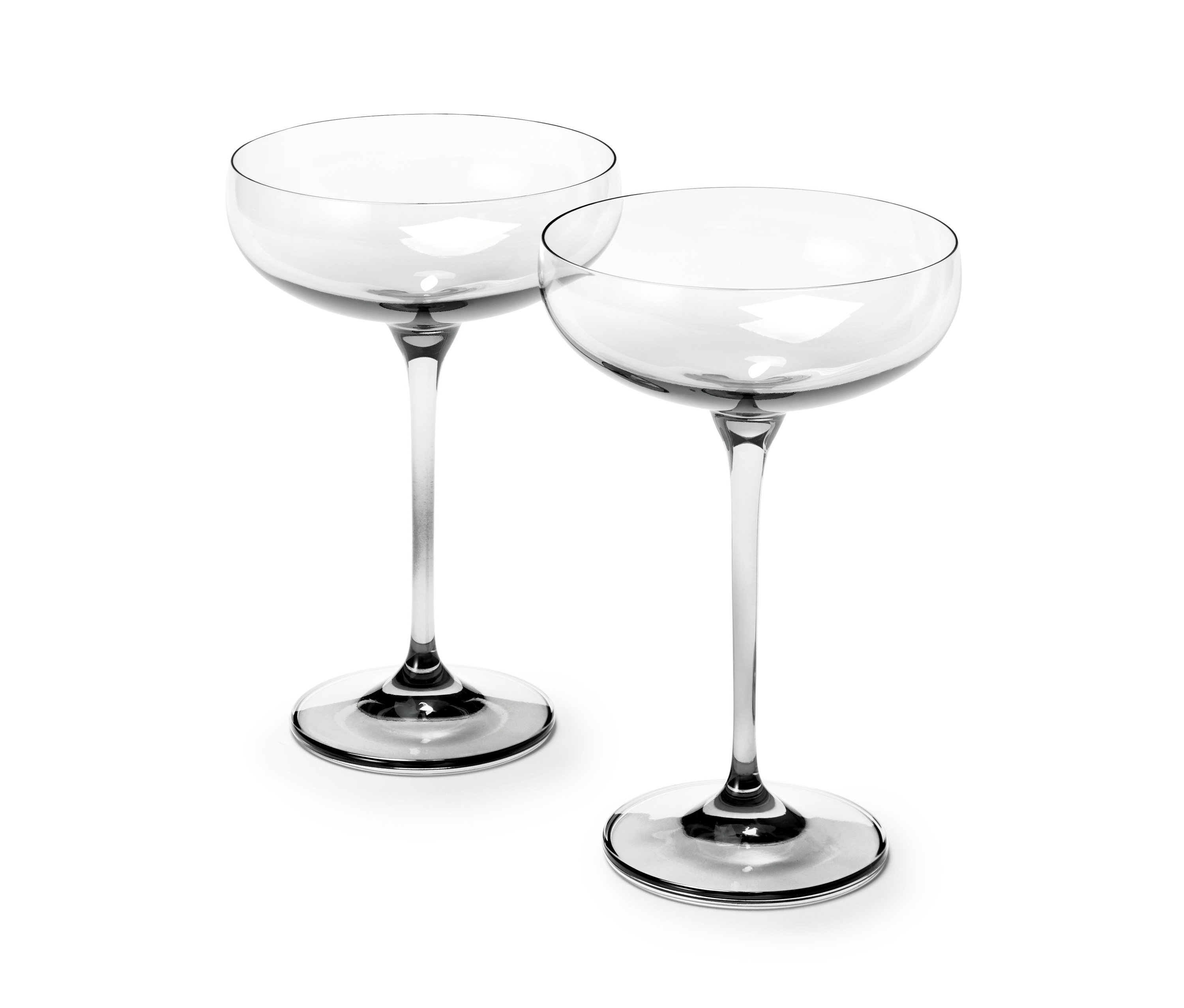 Tchibo - 2 Gläser - anthrazit