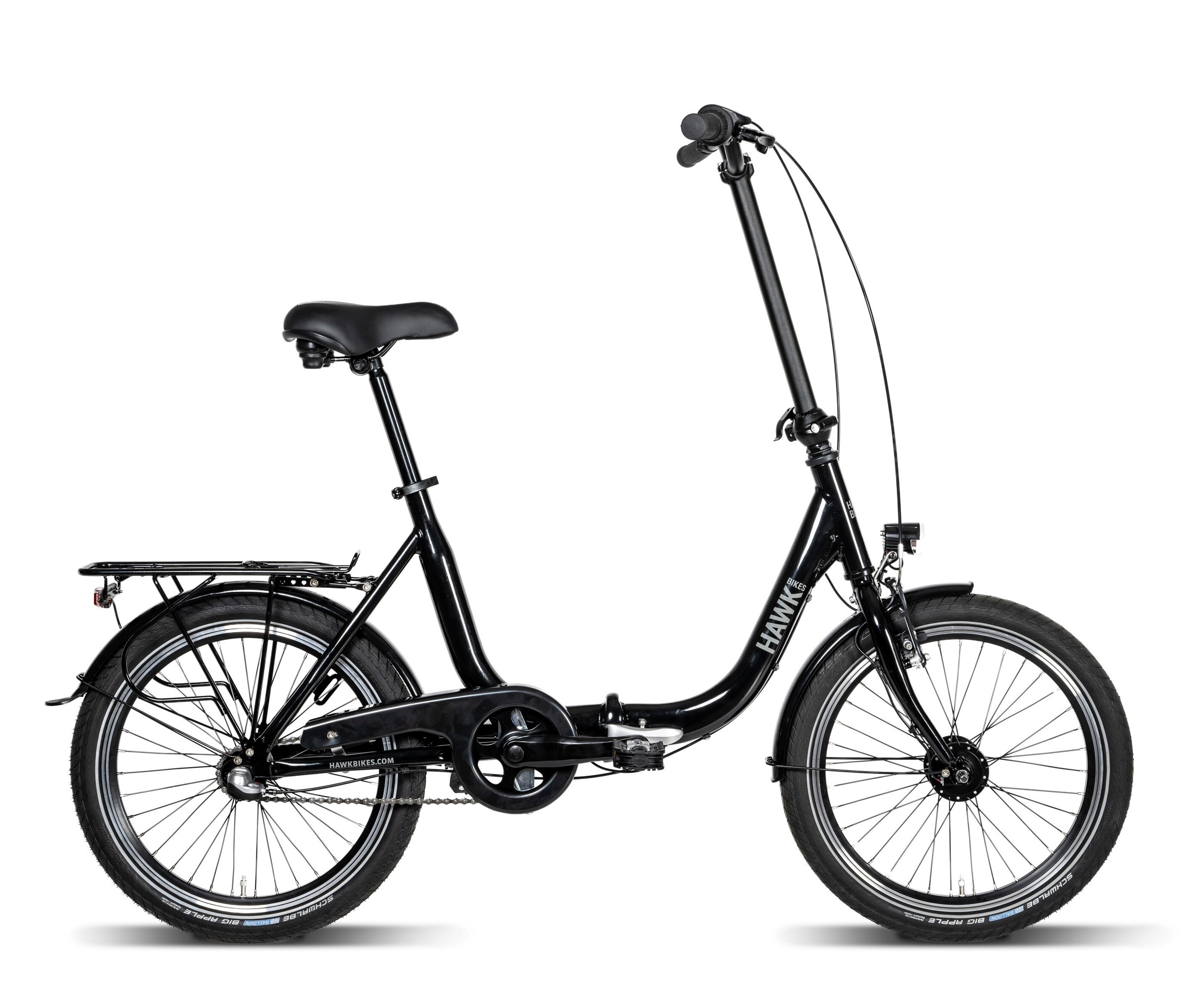 Hawk Bikes Alu Faltrad Folder 3.0 - schwarz