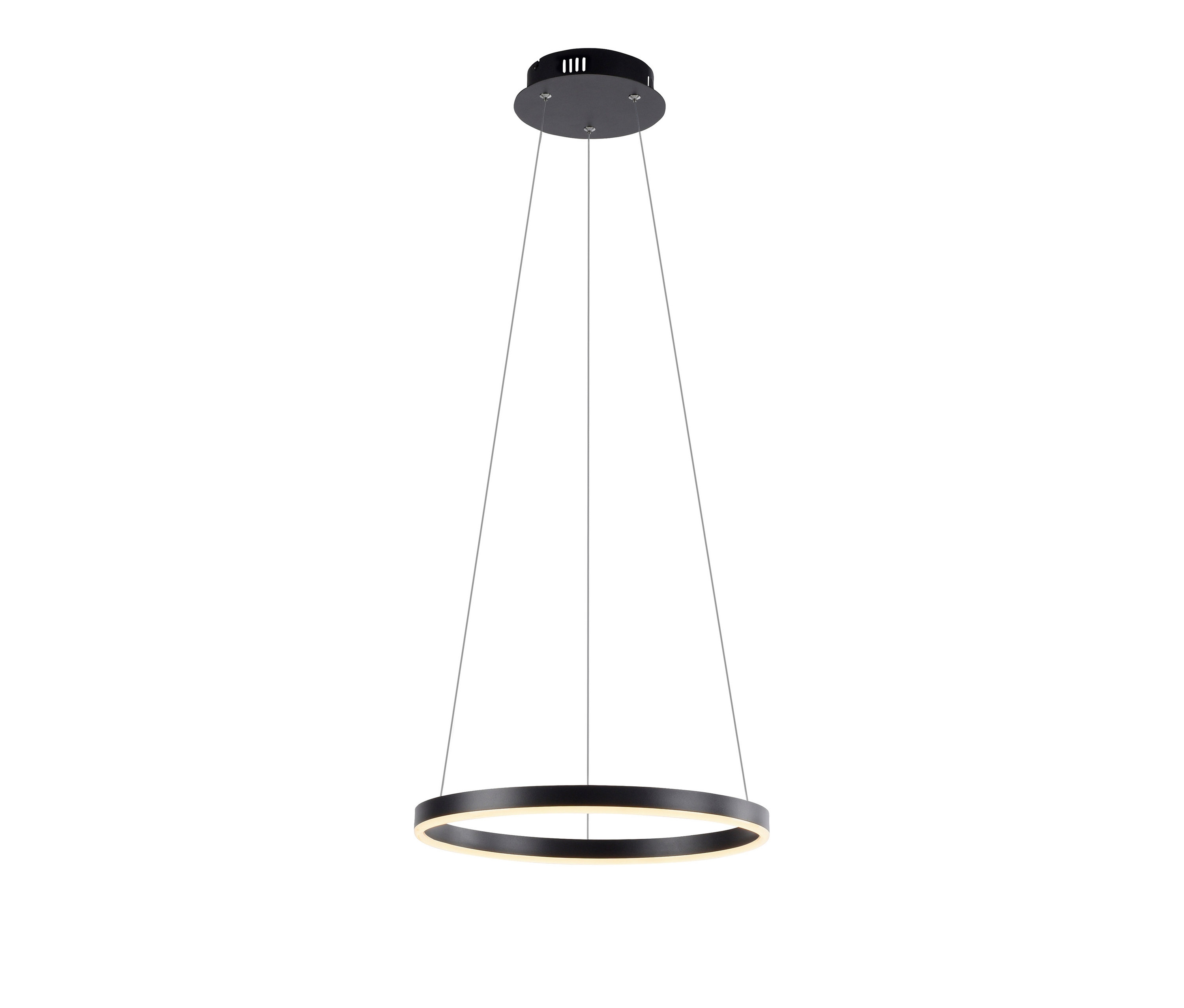 Tchibo - Just Light LED-Pendelleuchte »Ritus« - 44x44x9cm - anthrazit - Aluminium / Eisen / Gummi