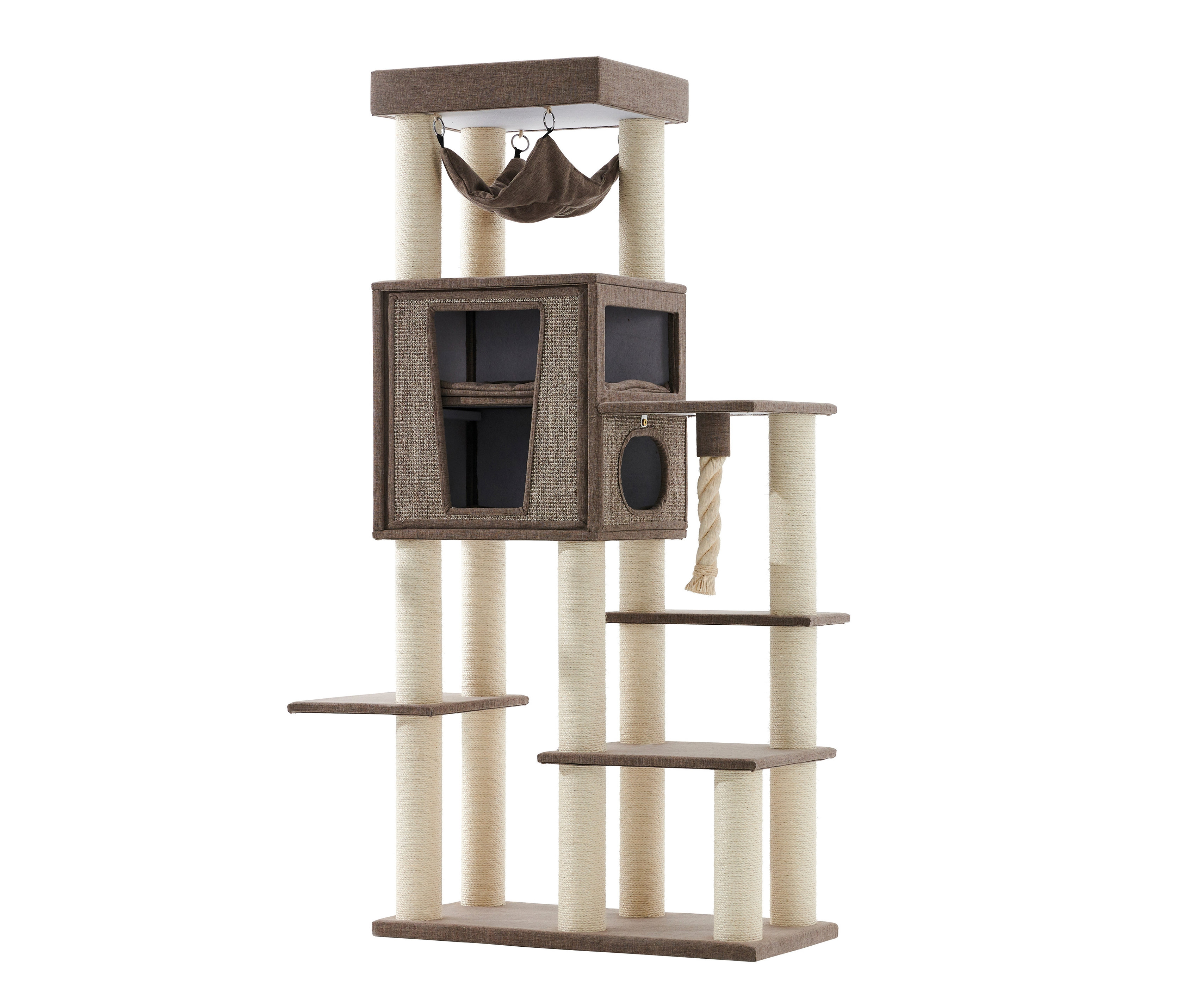 Tchibo - Kratzbaum »Kasil« - dunkelbraun