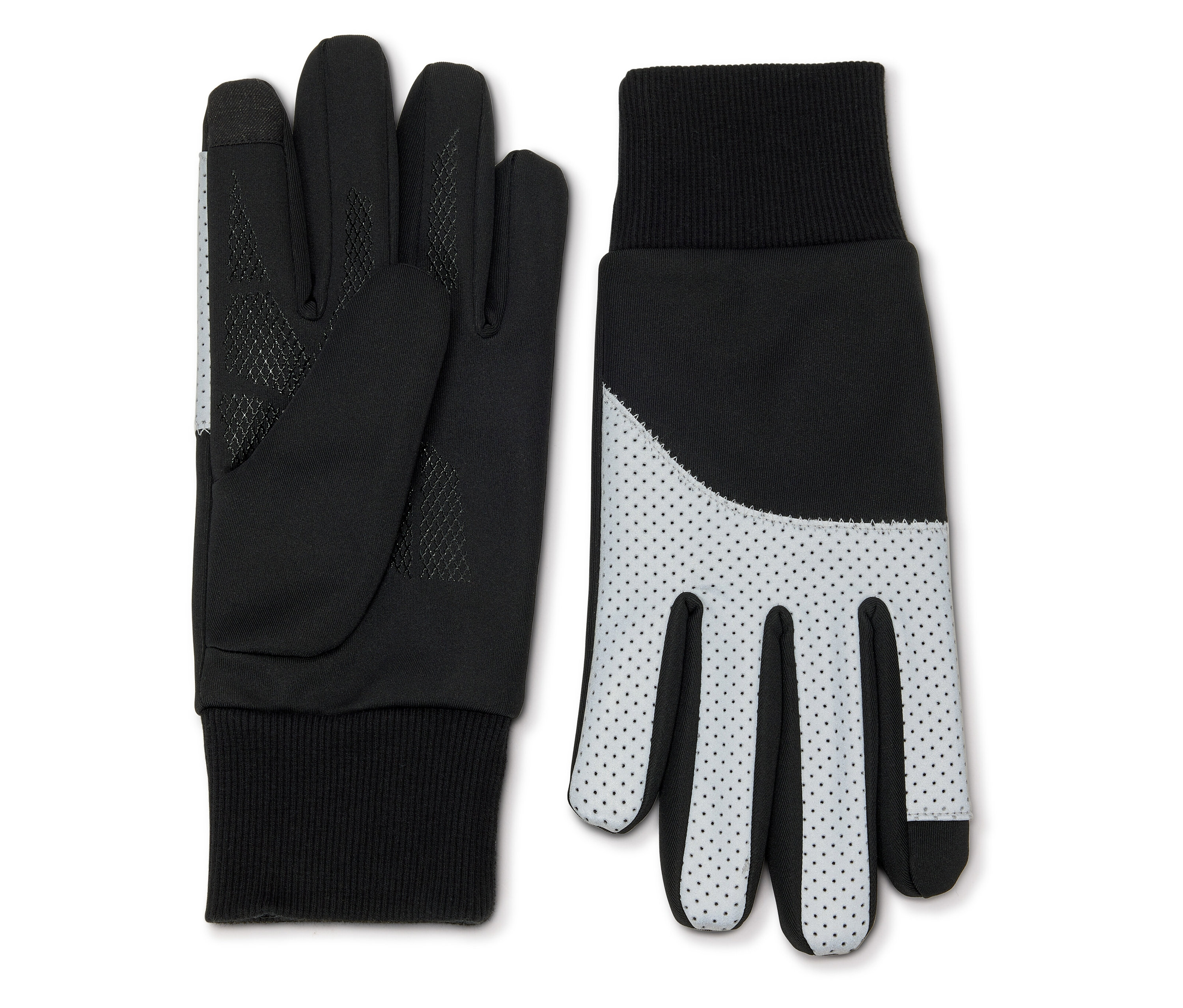 Tchibo - Windprotection-Handschuhe - Unisex - Gr. 8,5 - silber