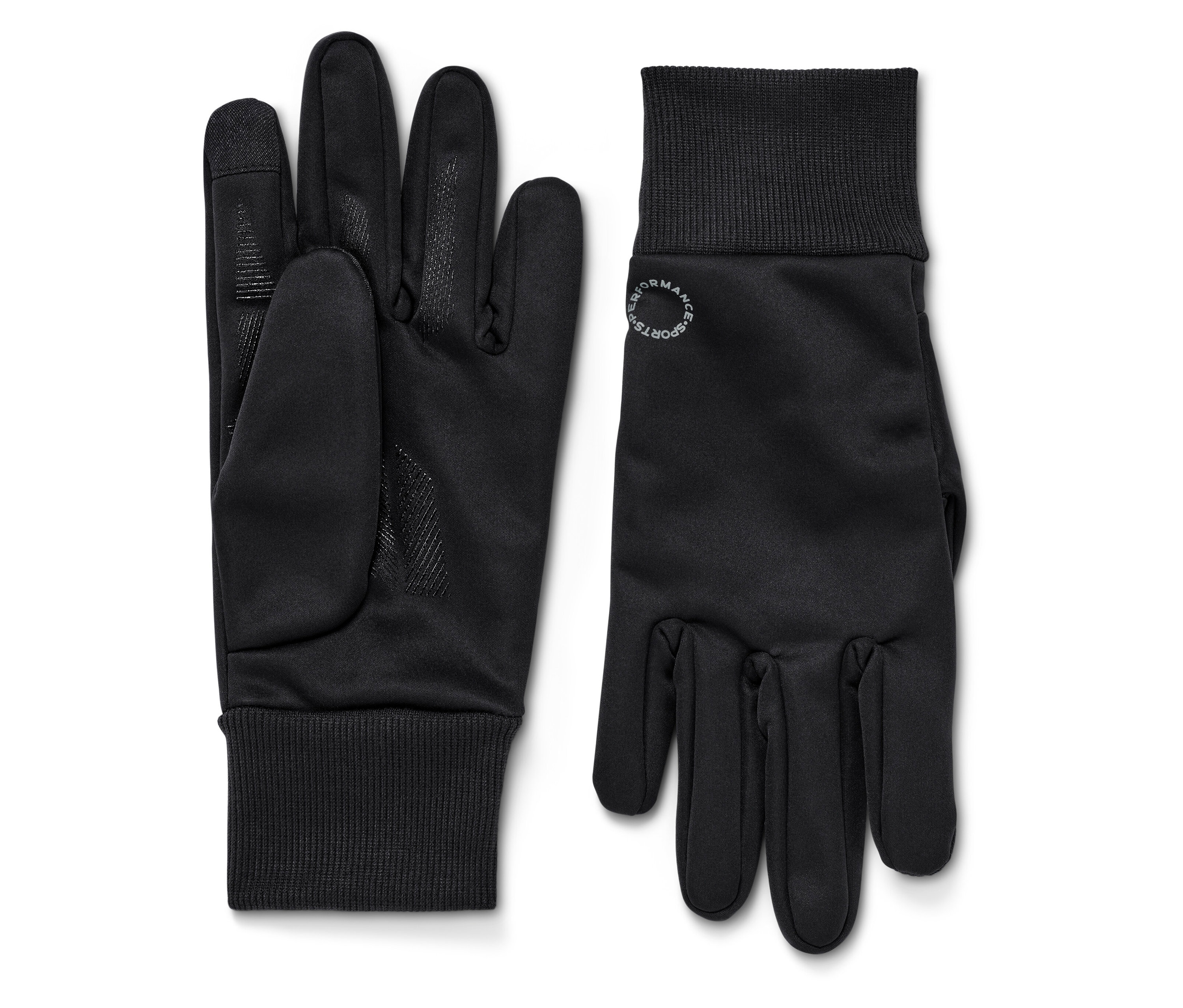 Tchibo - Windprotection-Handschuhe - Unisex - Gr. 7,5 - schwarz