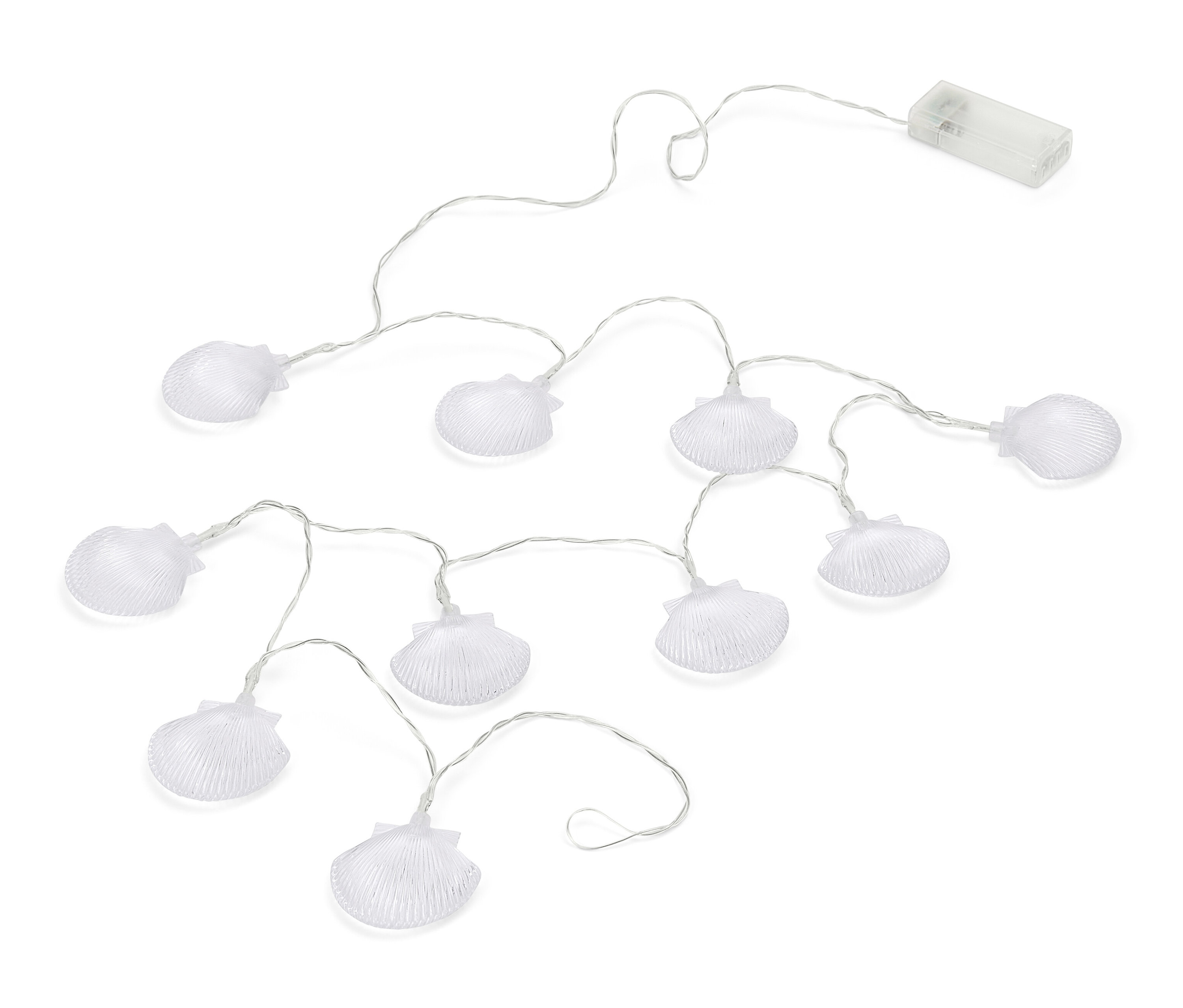 Tchibo - LED-Lichterkette mit Muscheln - transparent