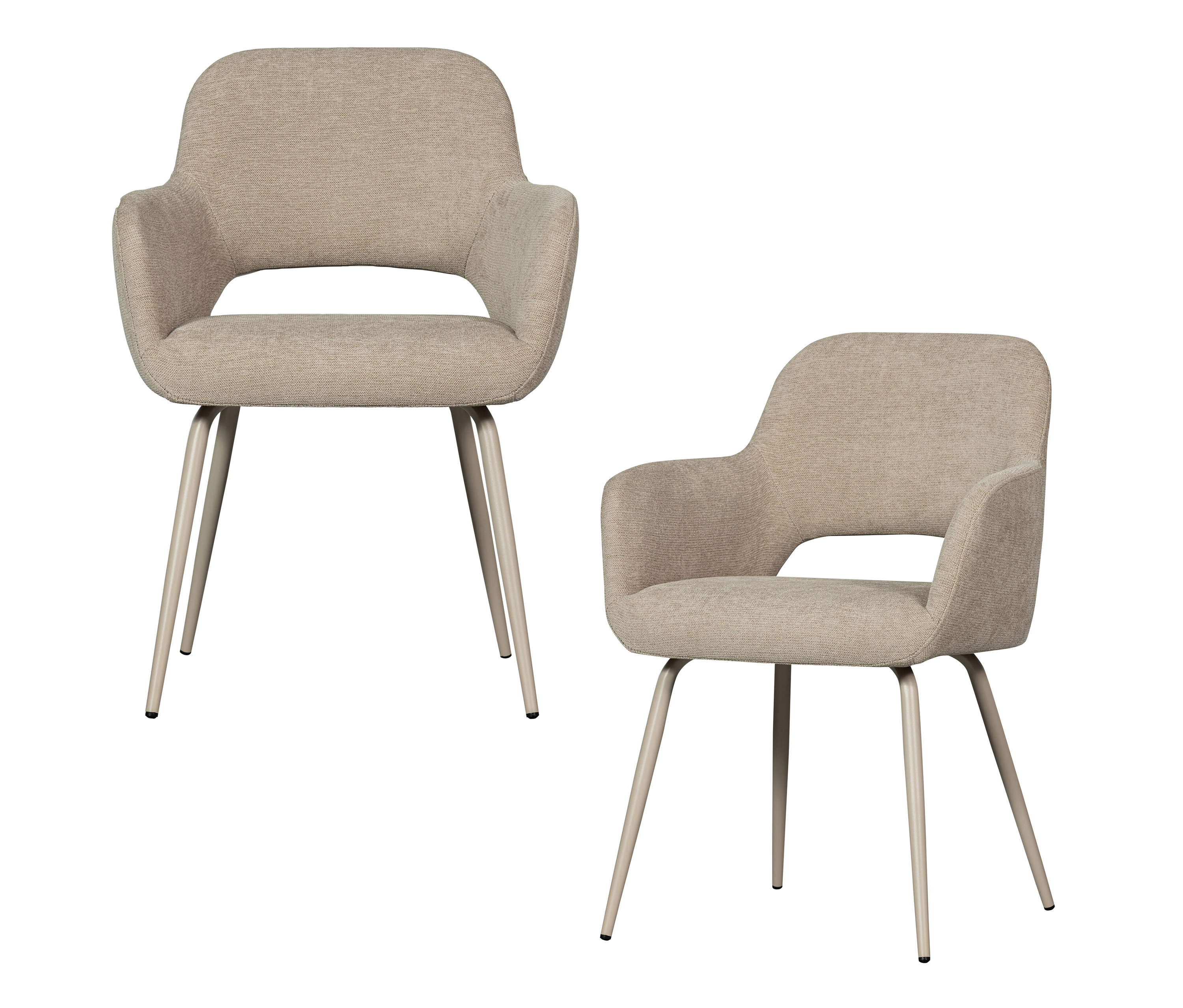 Tchibo - Woood Stühle »Jenny« - 58x58x80cm - Polyester