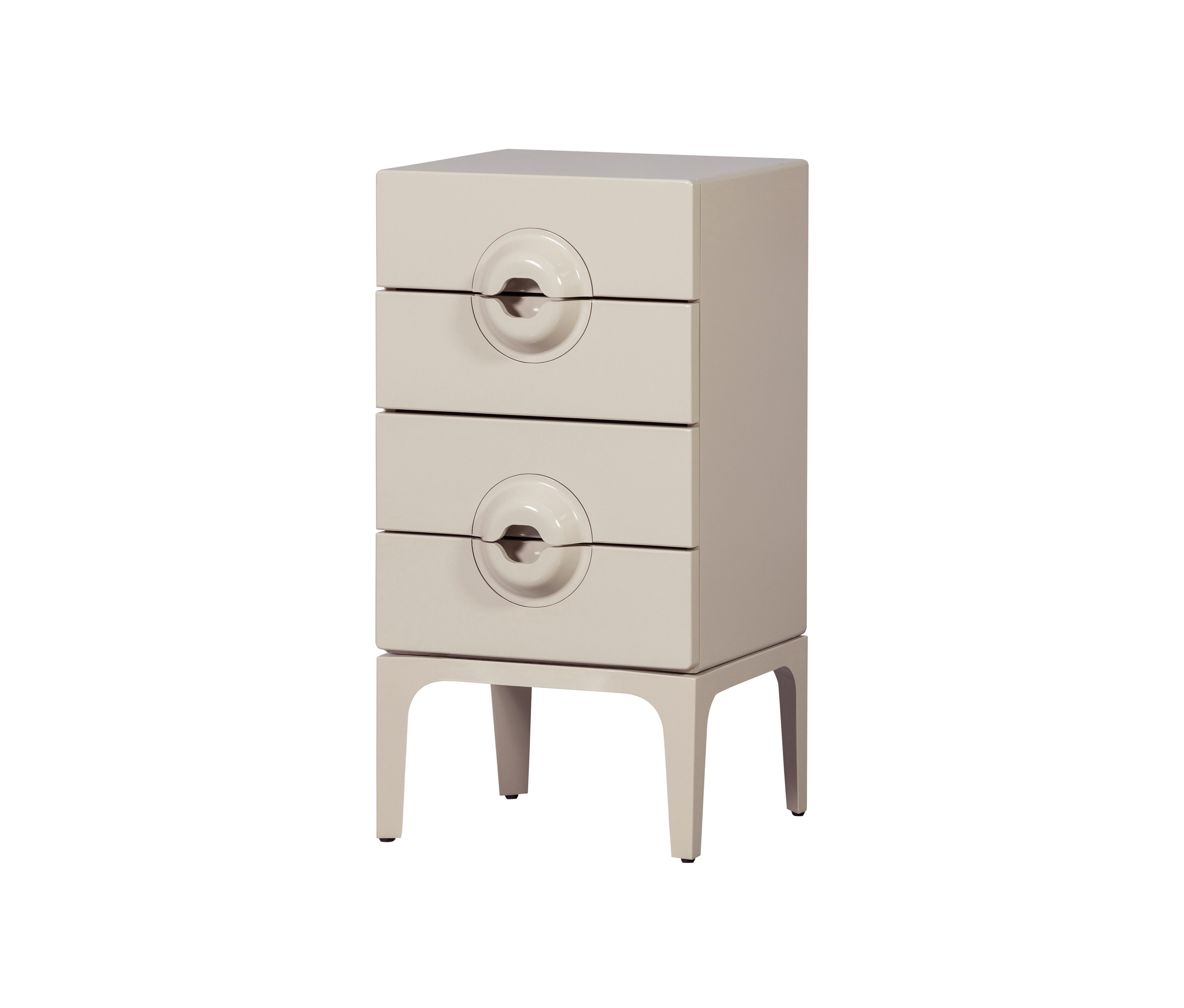 Tchibo - Woood Kommode »Merge« - 44x45x89cm - grau-beige - Eukalyptusholz