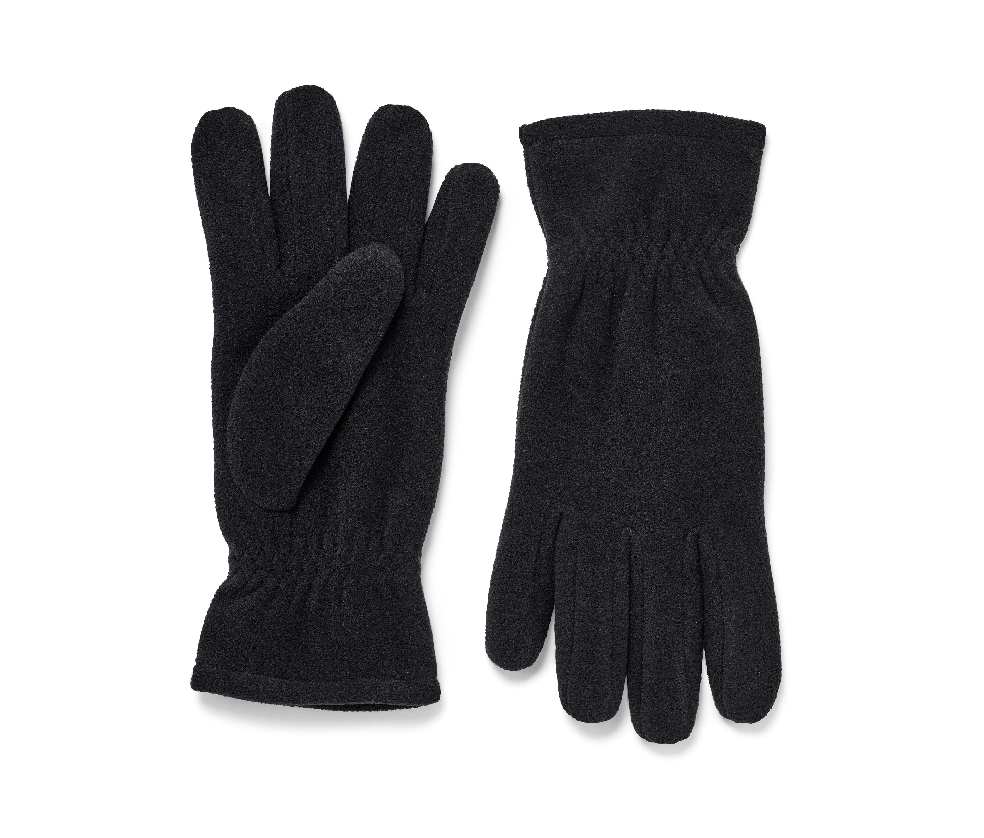 Tchibo - Microfleece-Handschuhe - Unisex - Gr. 7,5 - schwarz