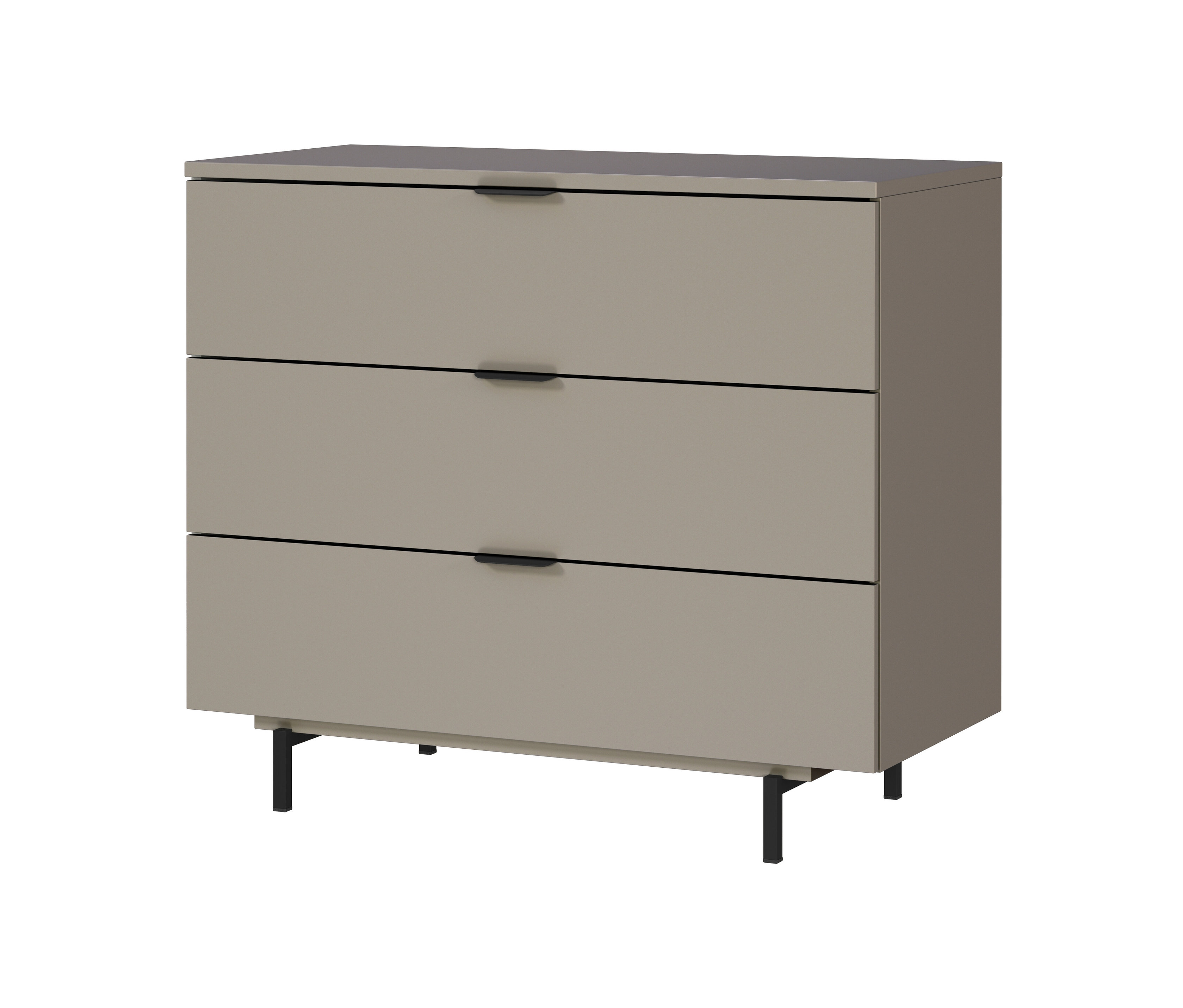 Tchibo - Wickelkommode »Tomino« - 105x54x92cm - grau - Holz / Stahl / Aluminium