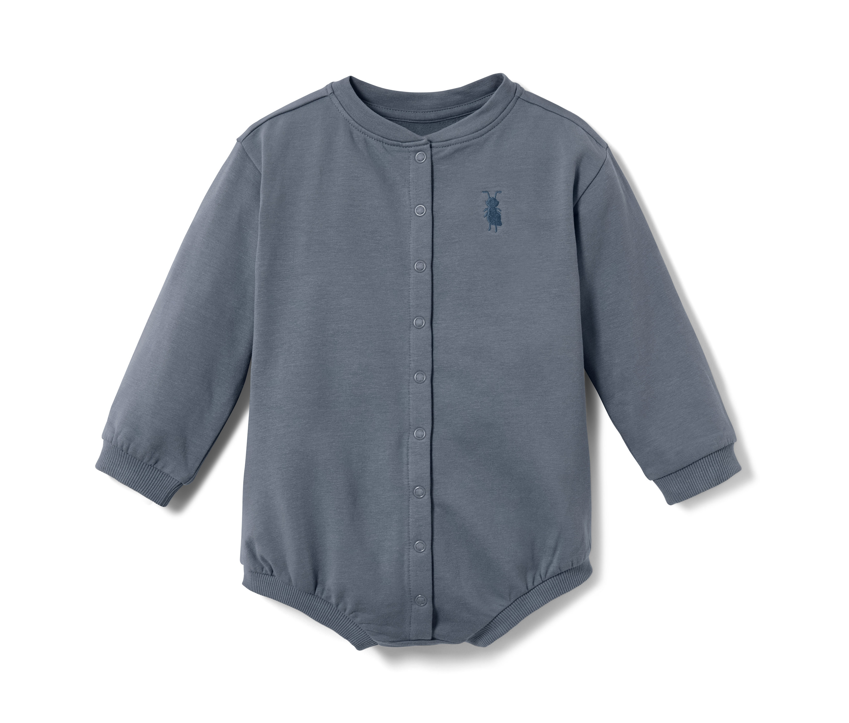 Tchibo - Baby-Sweat-Strampler - Unisex - Gr. 98/104 - dunkelblau
