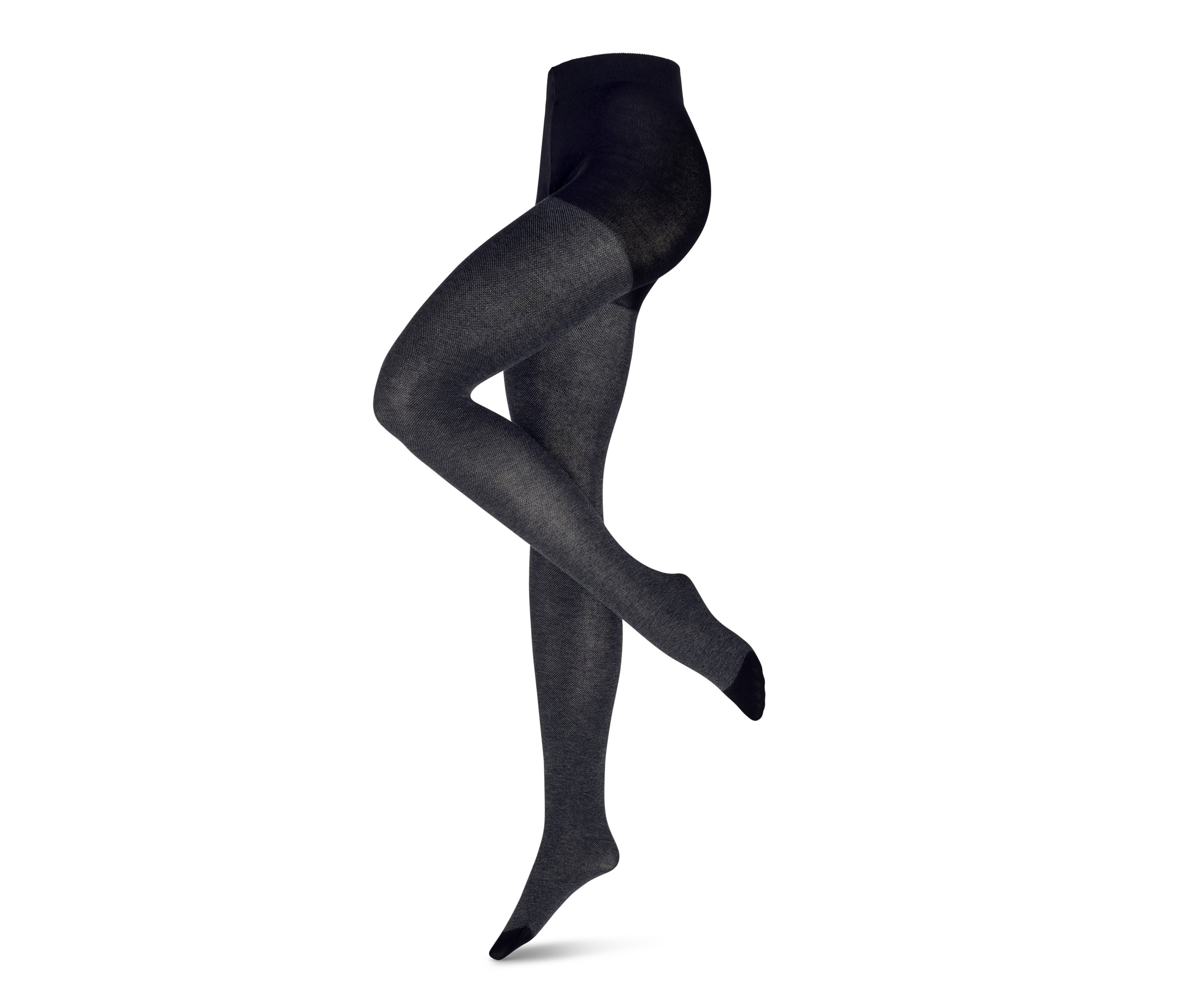 Tchibo - Struktur-Strumpfhose - Damen - Gr. S - dunkelgrau