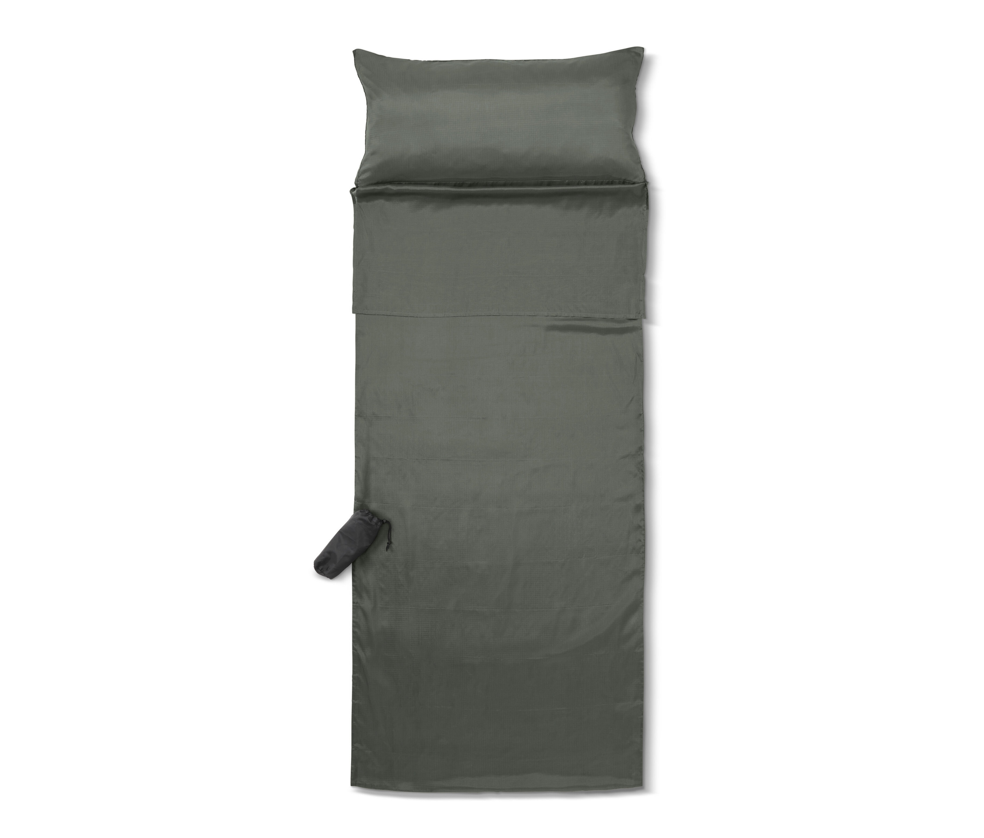 Tchibo - Seiden-Schlafsack-Inlay - khaki