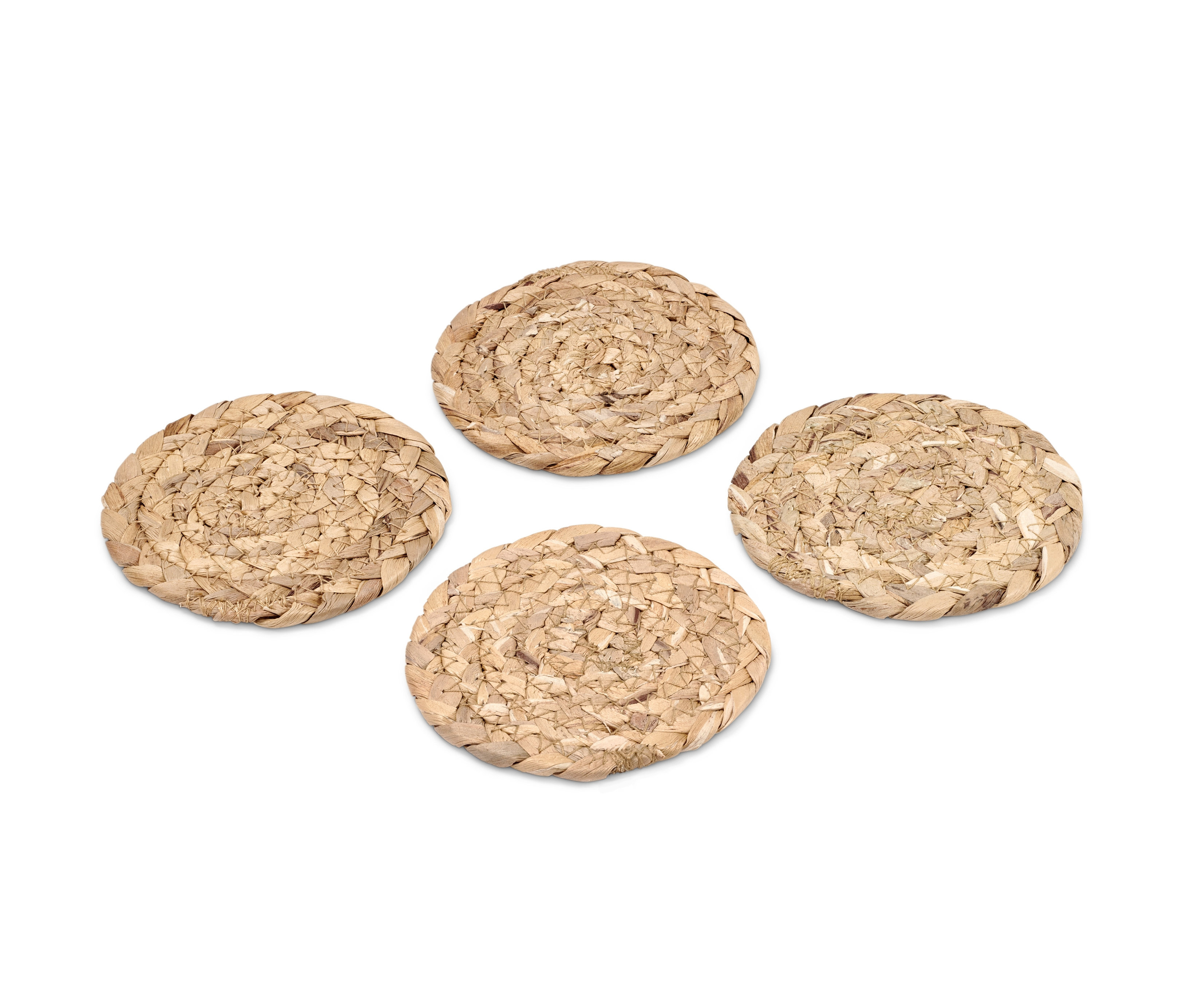 Tchibo - 4 Untersetzer für Gläser - hellbraun