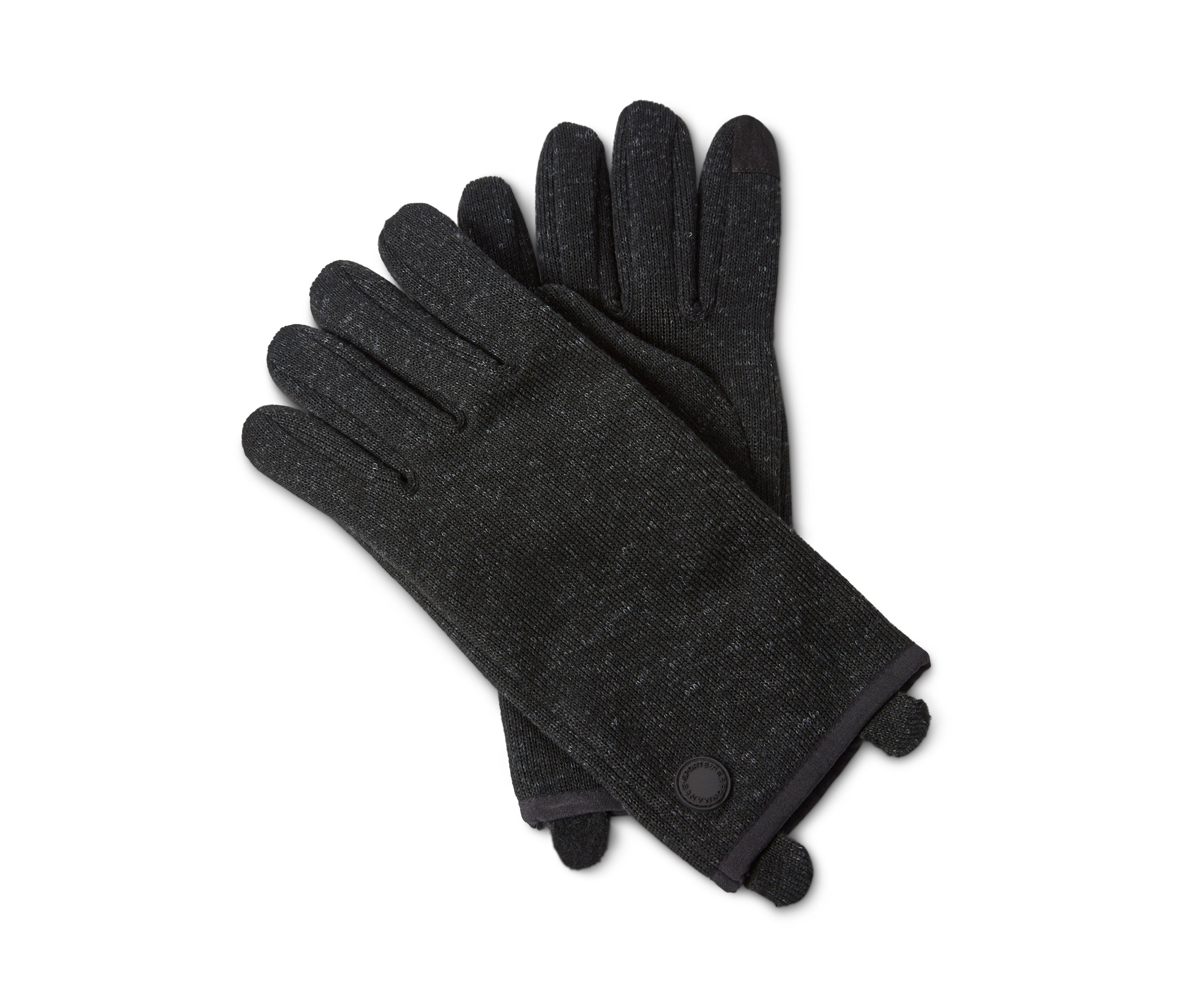 Tchibo - Strickfleece-Handschuhe - Unisex - Gr. 6,5 - anthrazit