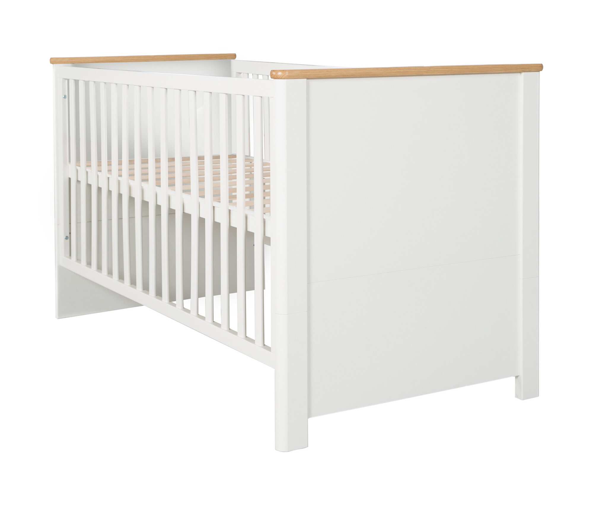 roba Kombi-Kinderbett »Ava« - 78x143x83,5cm - weiß - Holz / Eichenholz / Holz