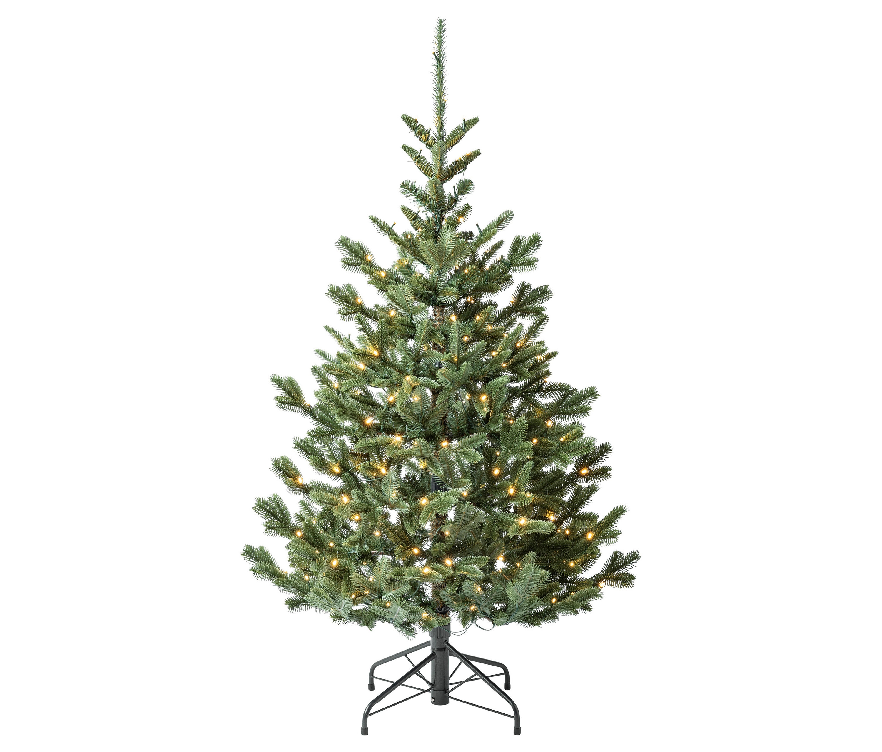 Tchibo - Künstlicher Weihnachtsbaum »Nobilis S+« mit LED-Lichterkette - 92x32x27cm - Polyvinylchlorid / Polyethylen / Metall