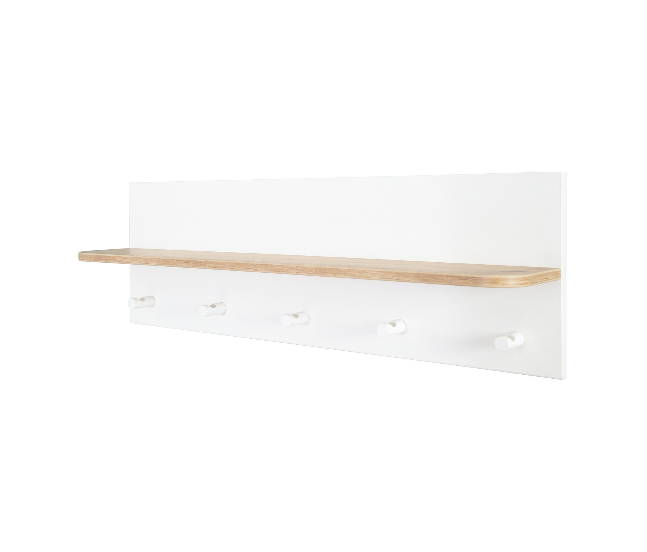 roba Wandgardarobe »Ava« - 90x16,5x29cm - weiß - Holz / Holz