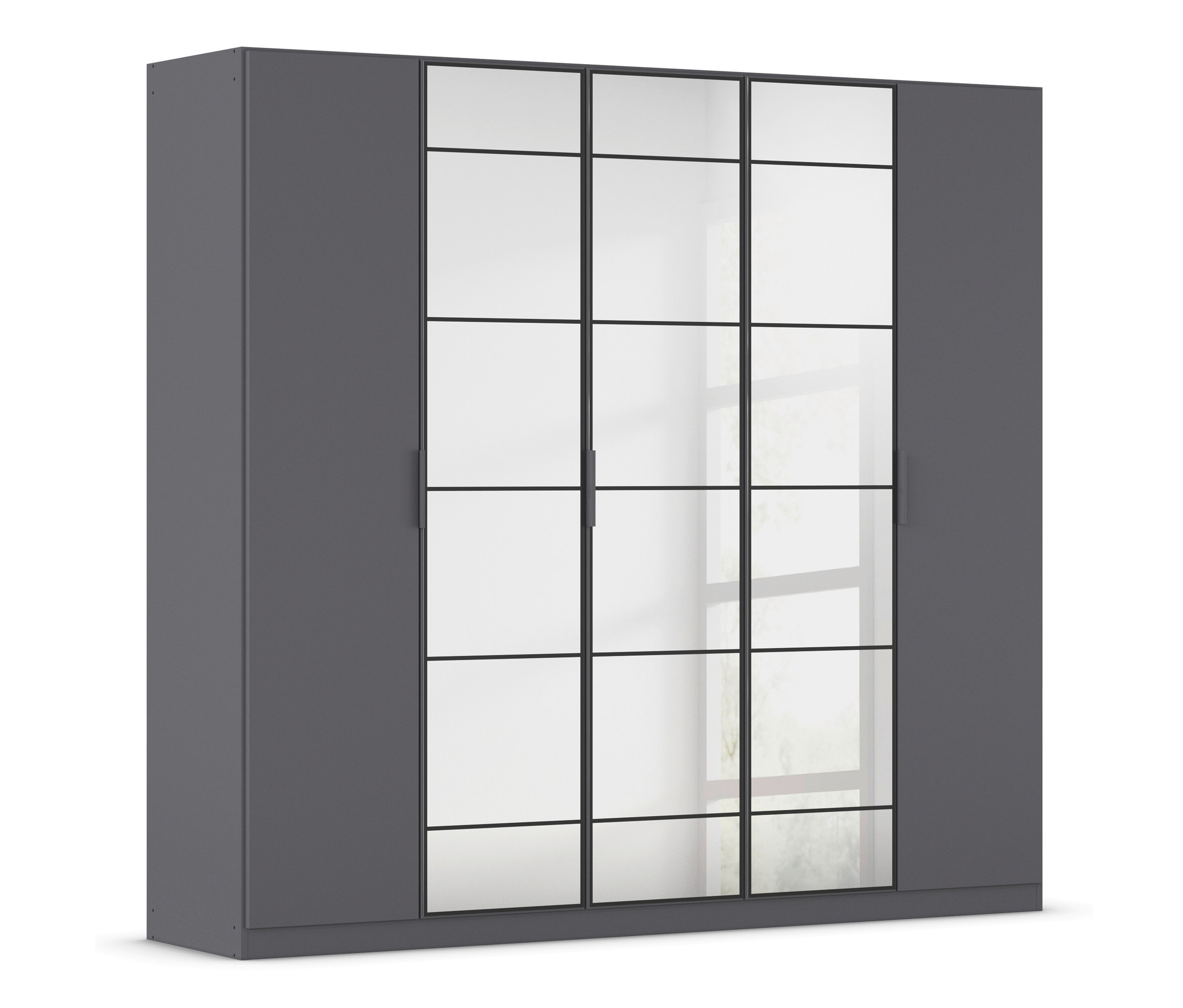 rauch Schrank »Acero« - 226x54x210cm - grau - Holz / Holz