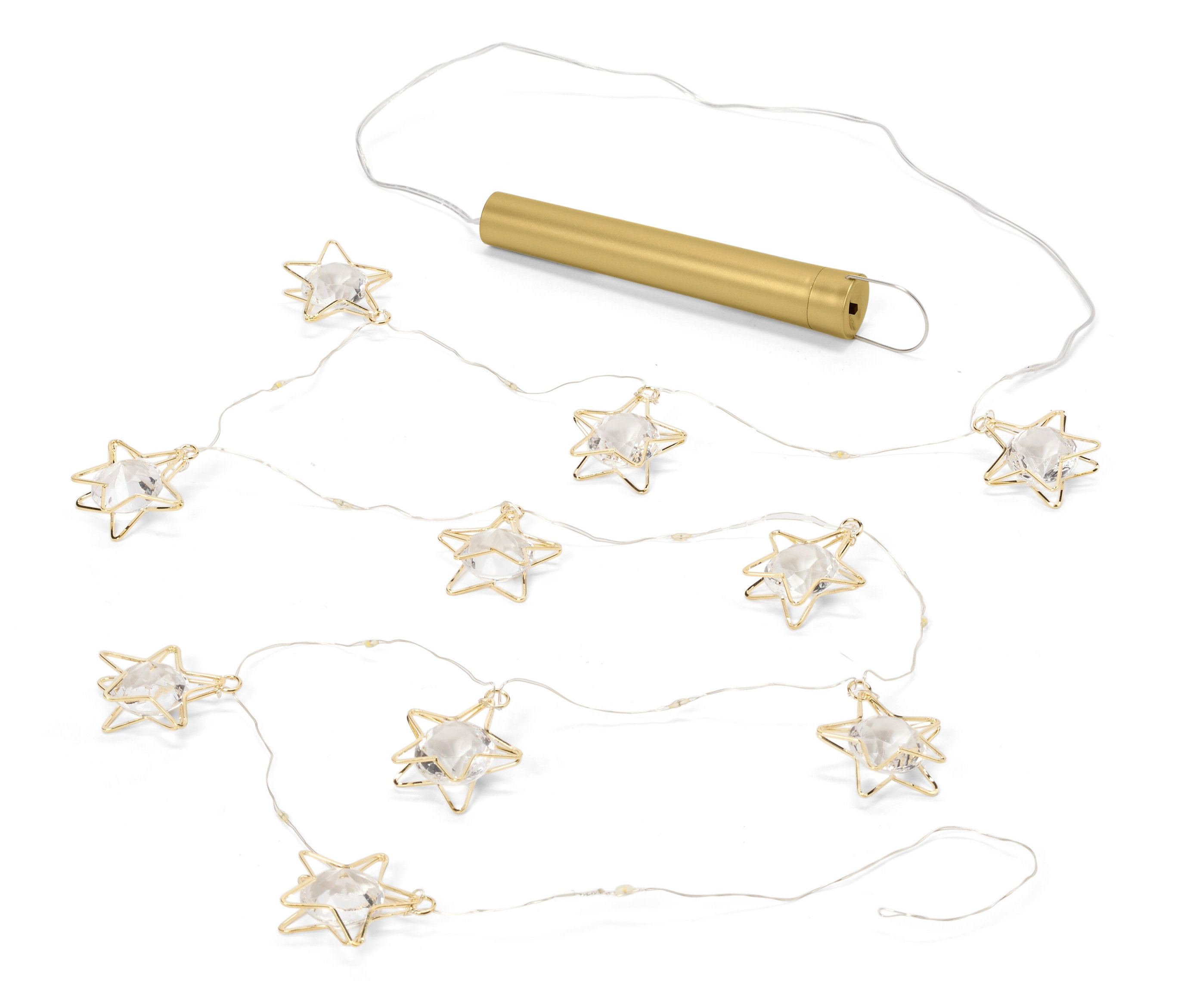 Tchibo - LED-Lichterkette »Diamant« - gold