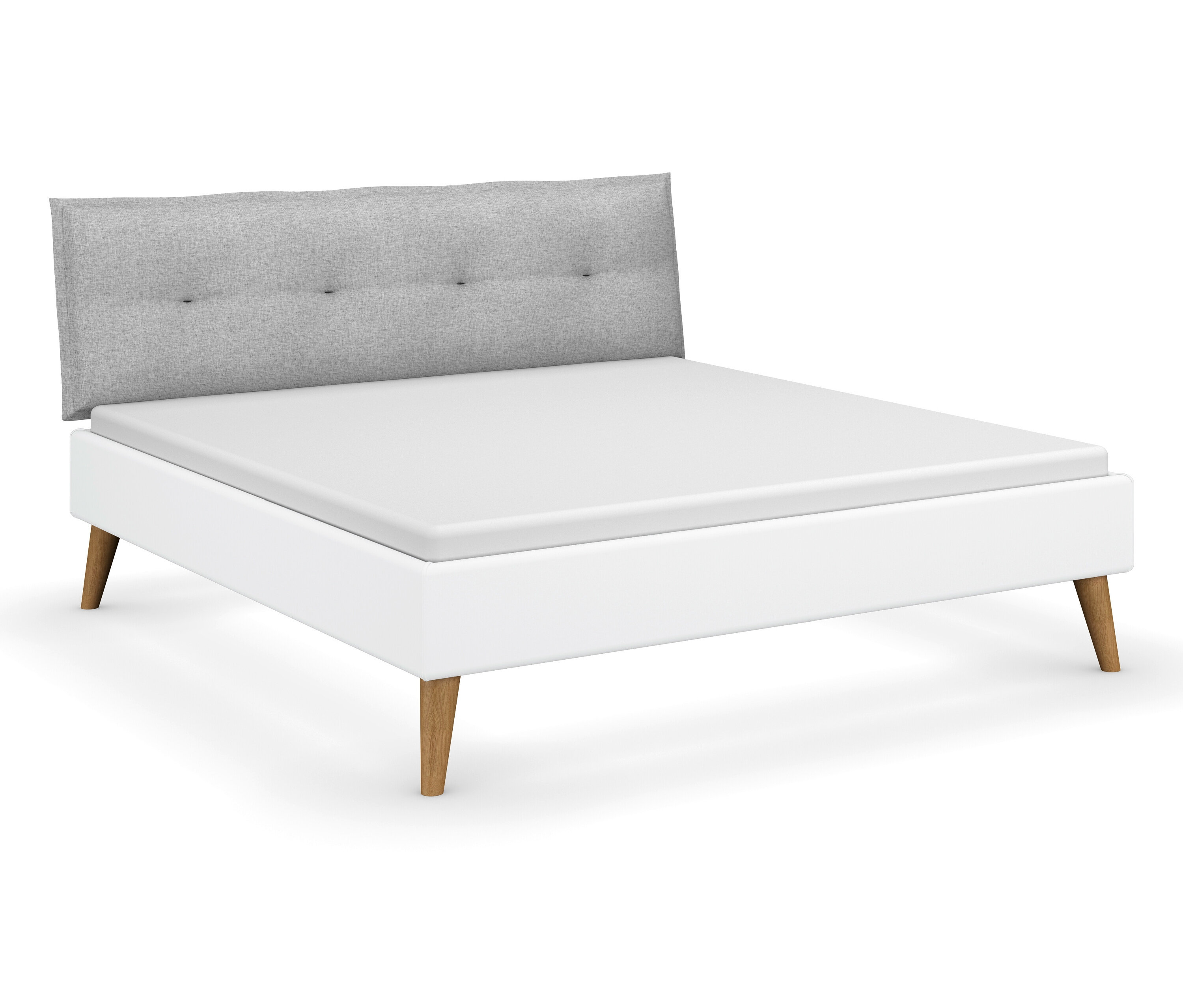 rauch Bett »Skandi« 180 x 200 cm - 193x219x109cm - braun - Holz