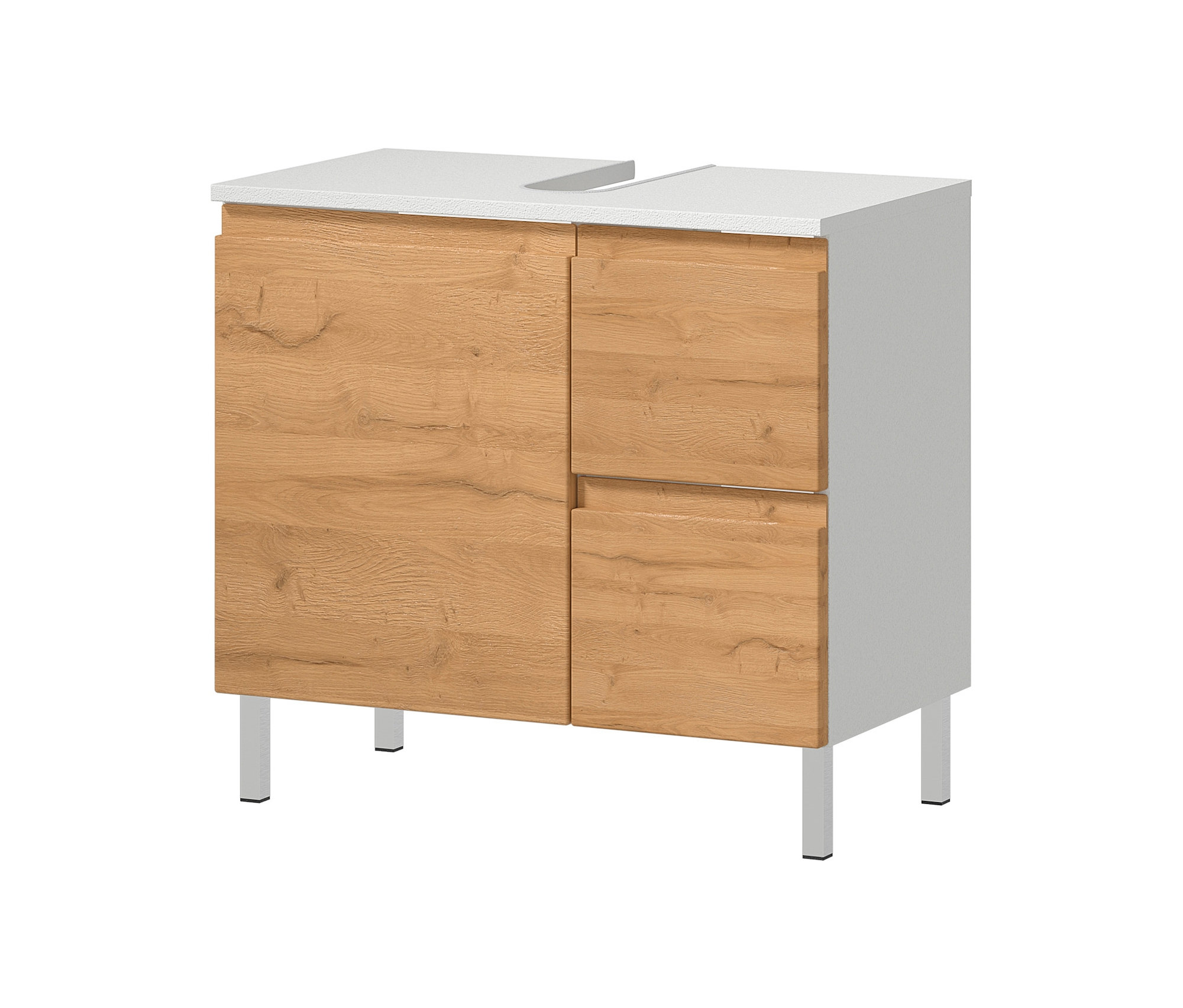 Tchibo - Waschbecken-Unterschrank »Torrance« - 60x34x56cm - braun - Holz / Holz