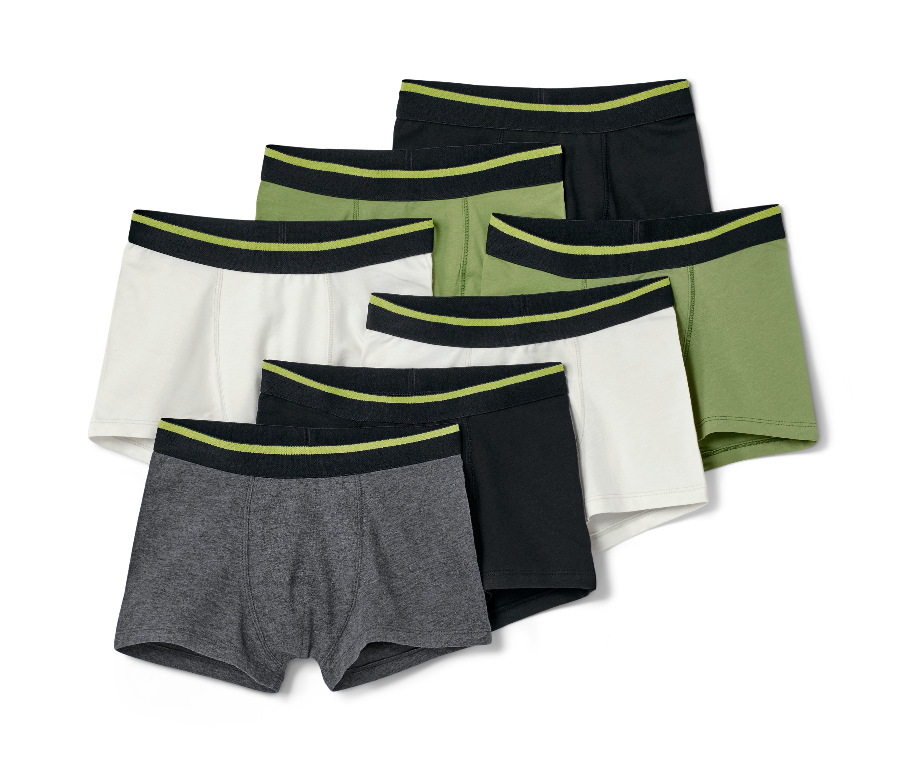 Tchibo - 7 Slipboxer - Jungen - Gr. 134/140 - anthrazit