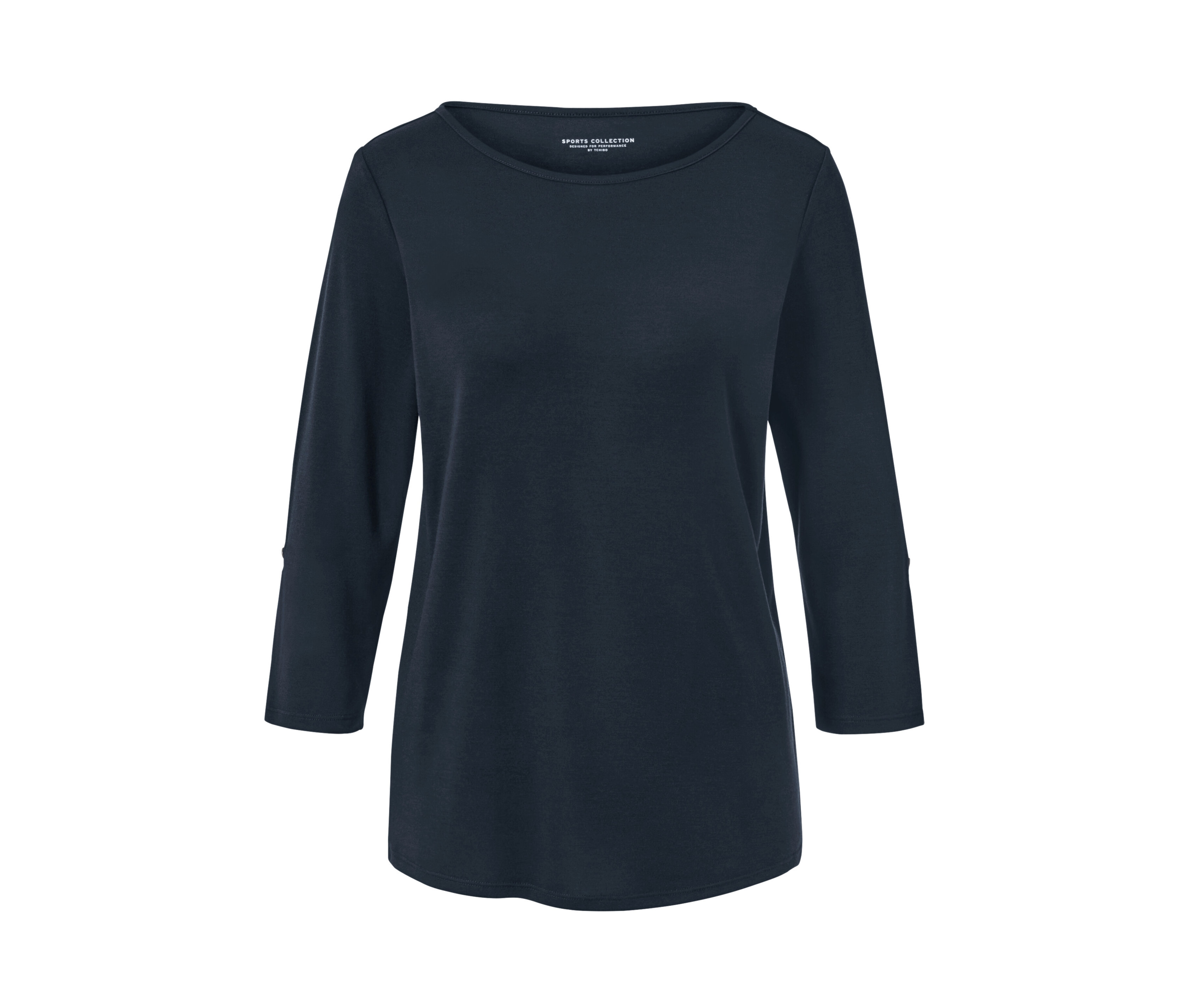 Tchibo - Funktionsshirt mit 3/4-Ärmel - Damen - Gr. S - dunkelblau