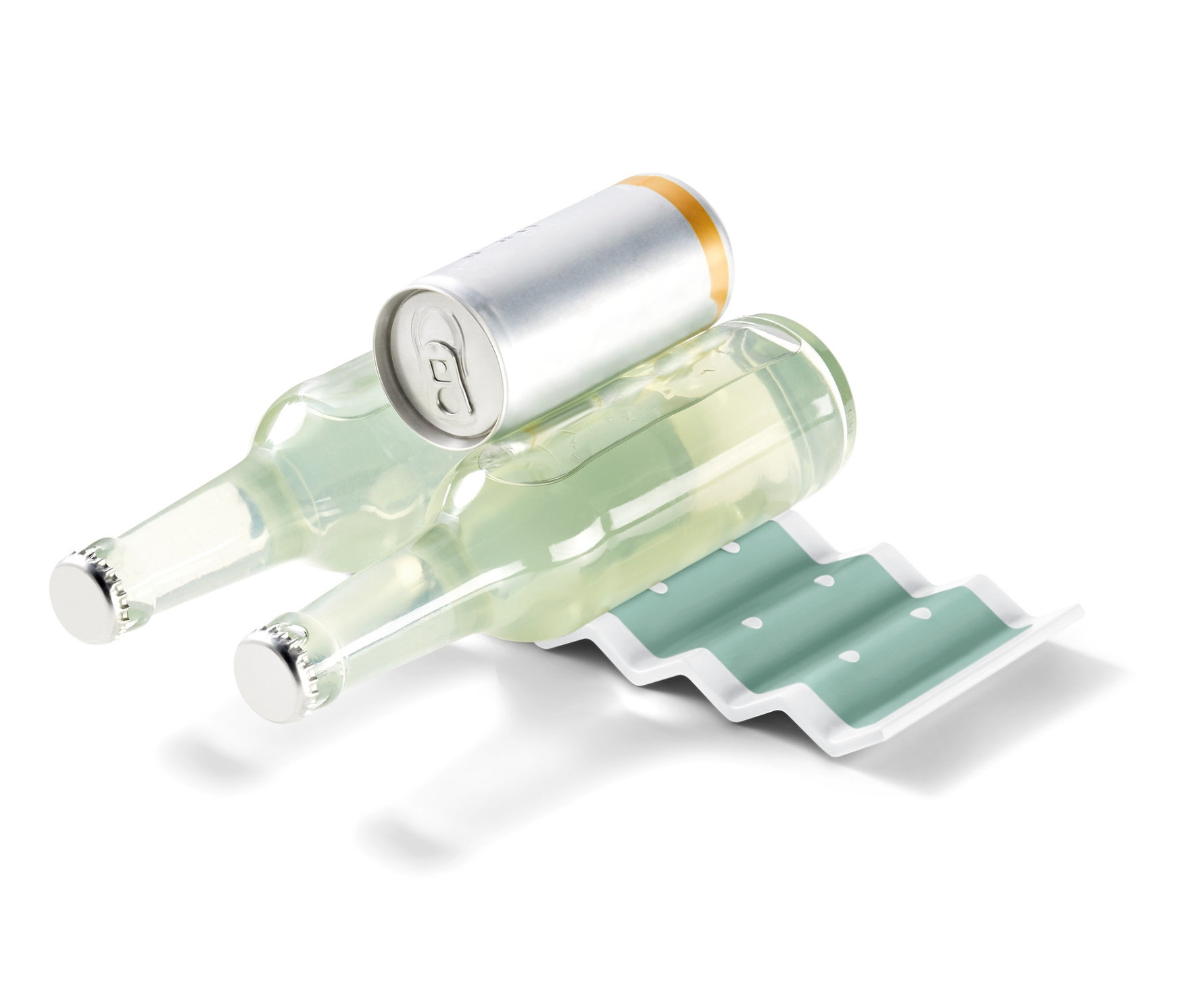 Tchibo - Kühlschrank-Flaschenhalter - weiß