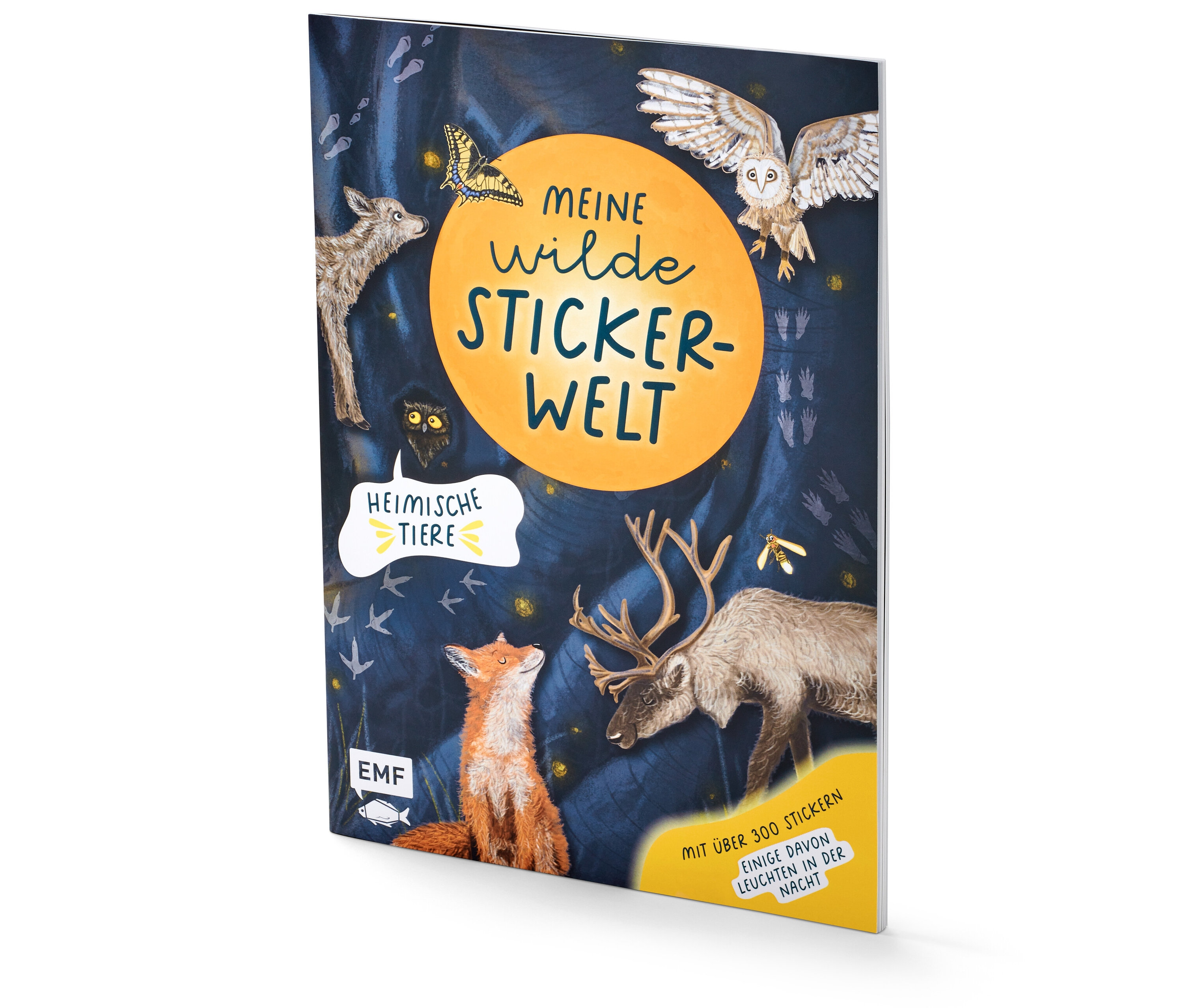 Tchibo - Stickerbuch »Meine wilde Stickerwelt – heimische Tiere«